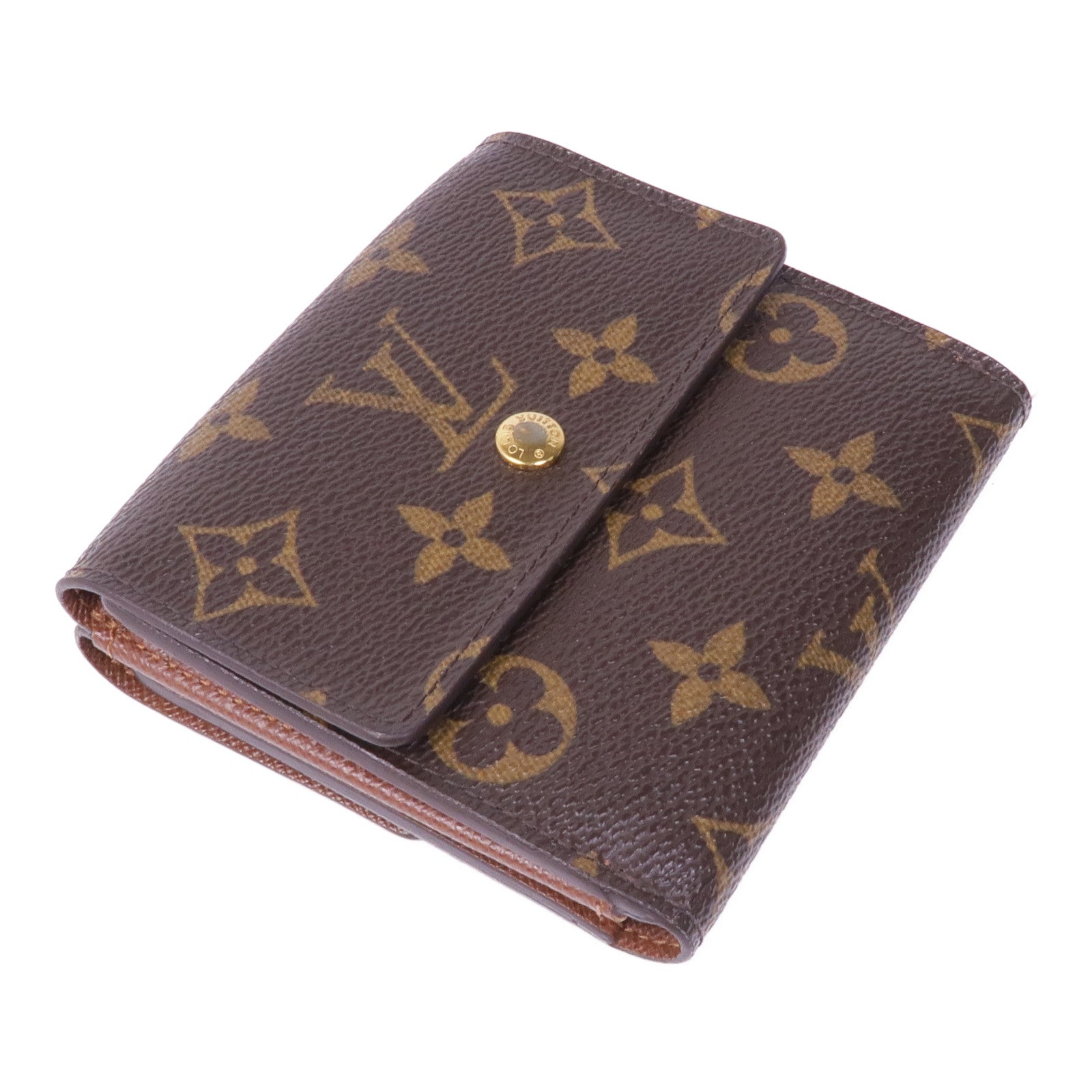 LOUIS VUITTON Monogram Wallet金扣錢包