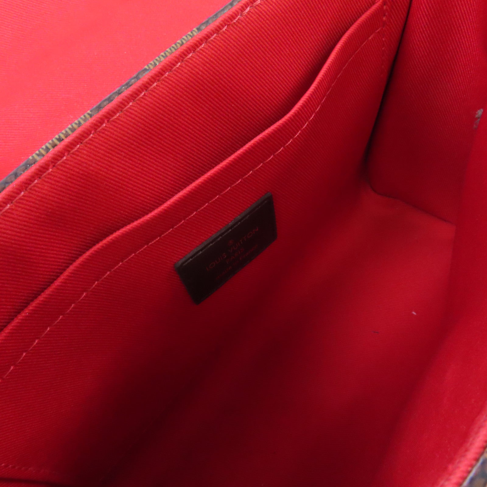 LOUIS VUITTON Damier Ebene Croisette 2Way Shoulder Bag金扣手挽肩背兩用袋啡色