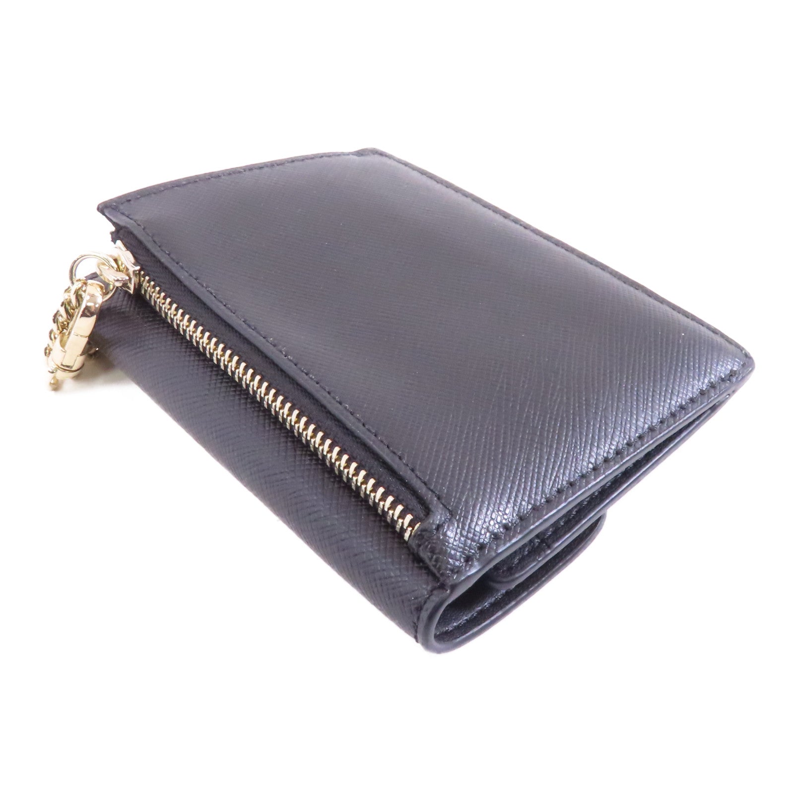 Kate Spade 牛皮皮革Card Case金扣卡片套黑色