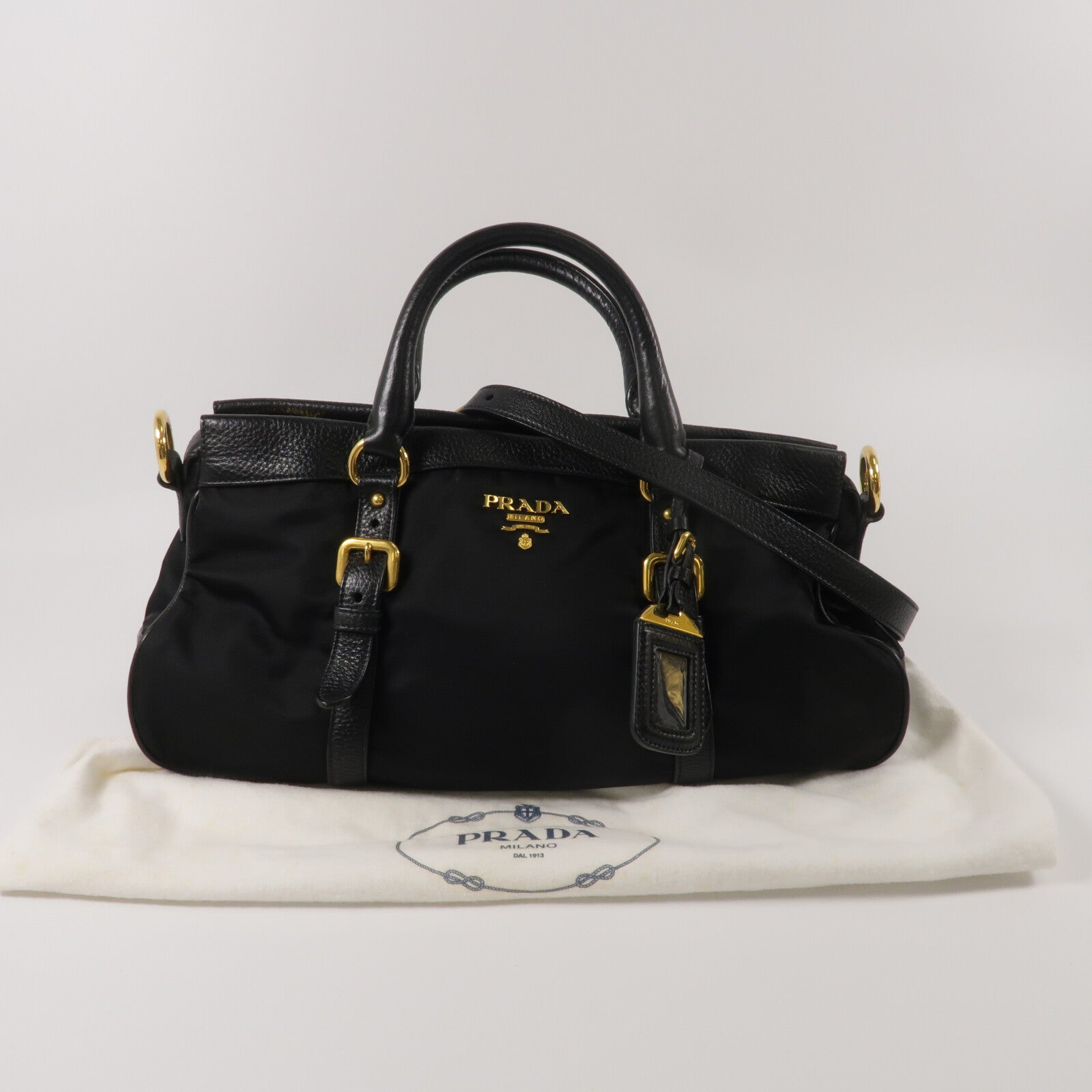 PRADA 尼龍2 Way Shoulder手挽肩背兩用袋