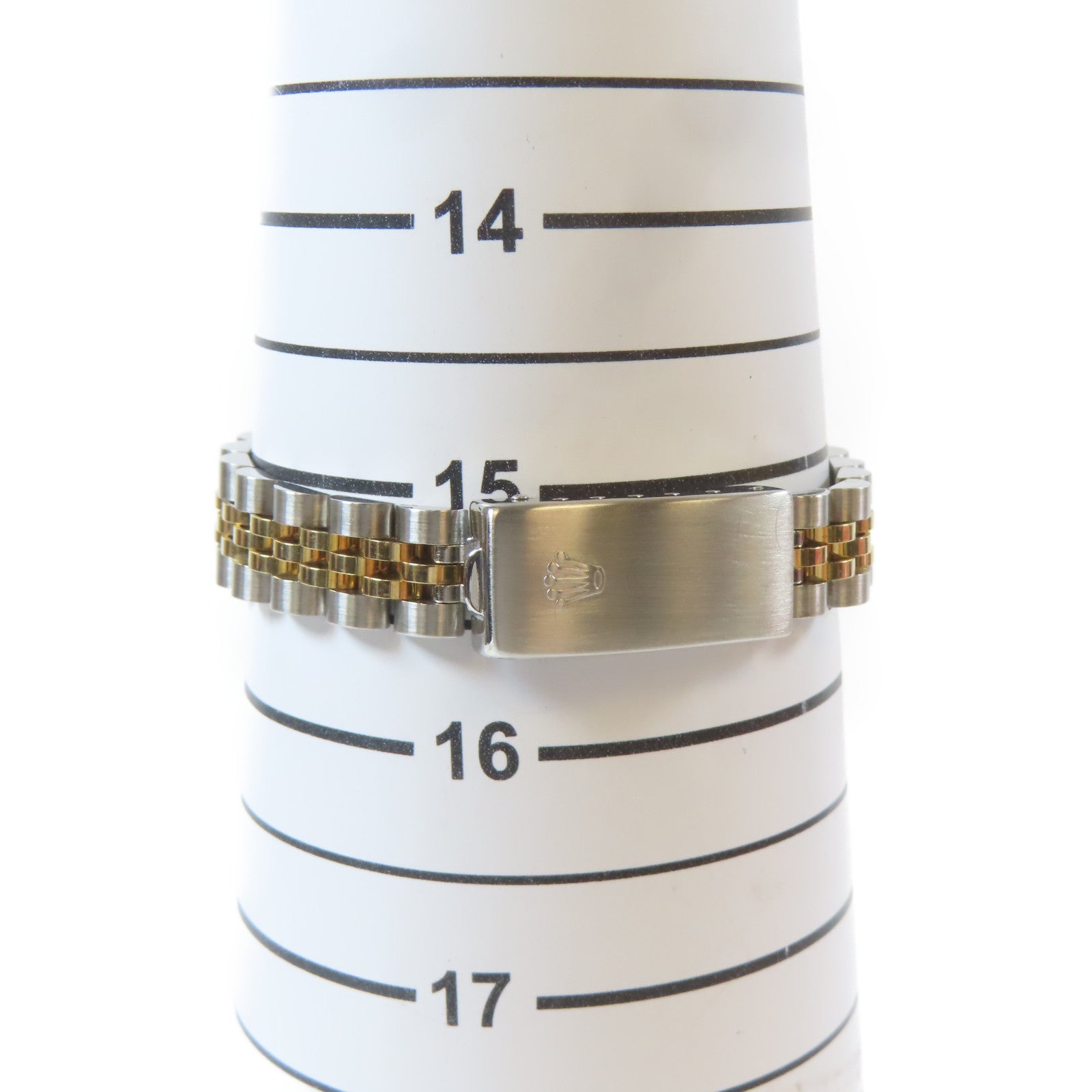 ROLEX Lady-Datejust 18K黃金/不鏽鋼鑽石手錶自動機芯紅色