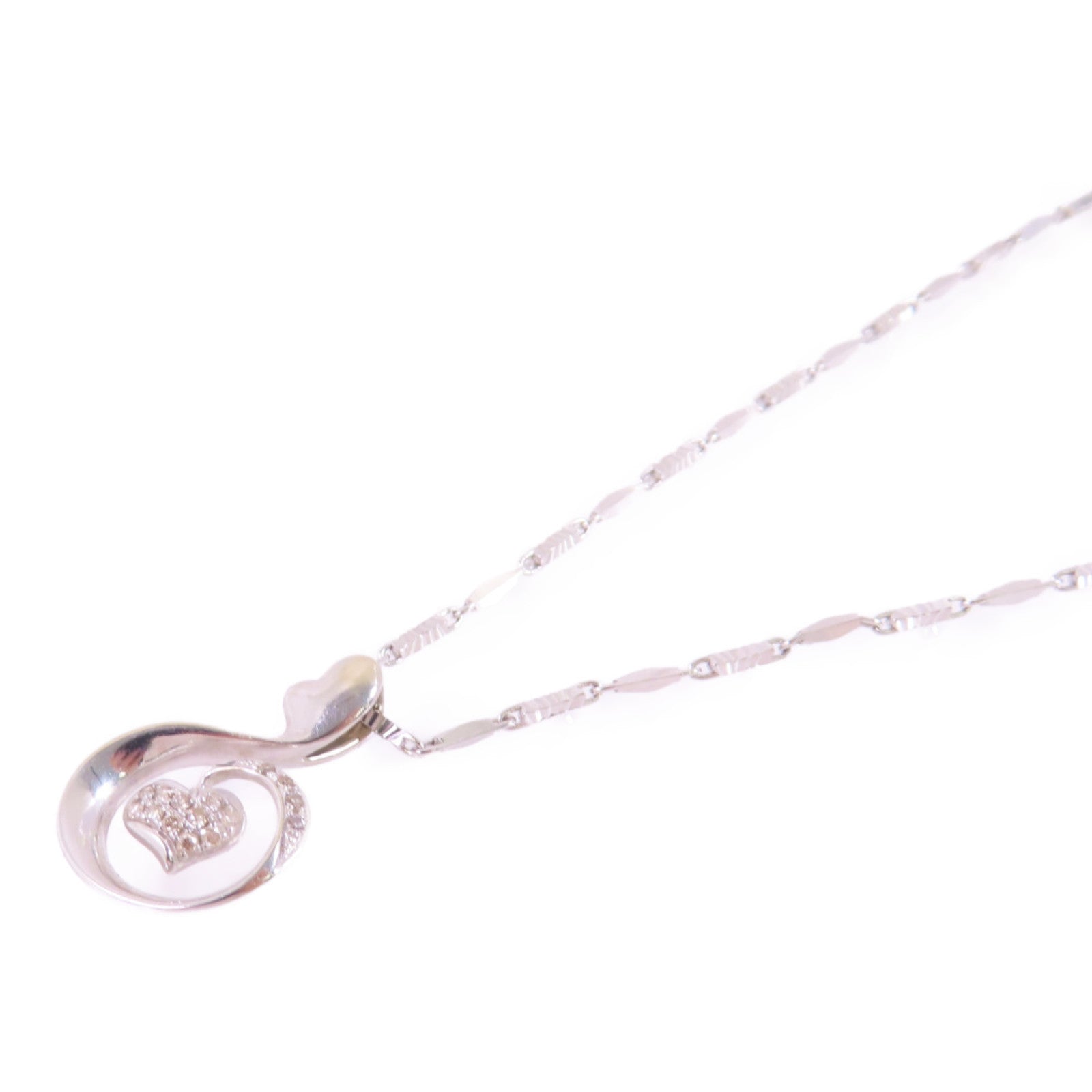 JEWELRY 【激減優惠】18K白金/0.09ct鑽石Diamond Necklace項鏈