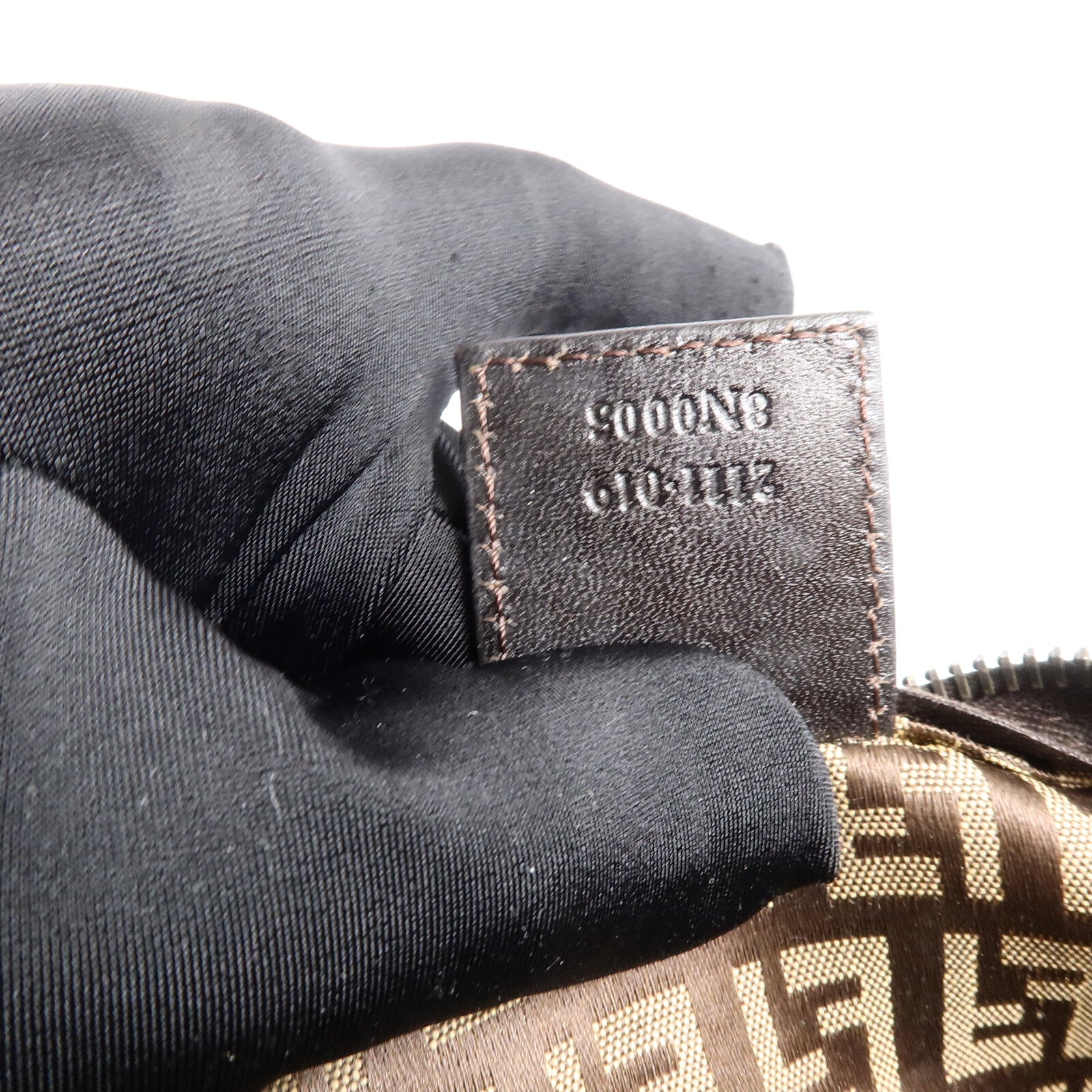 FENDI 帆布Vintage Zucchion肩背袋