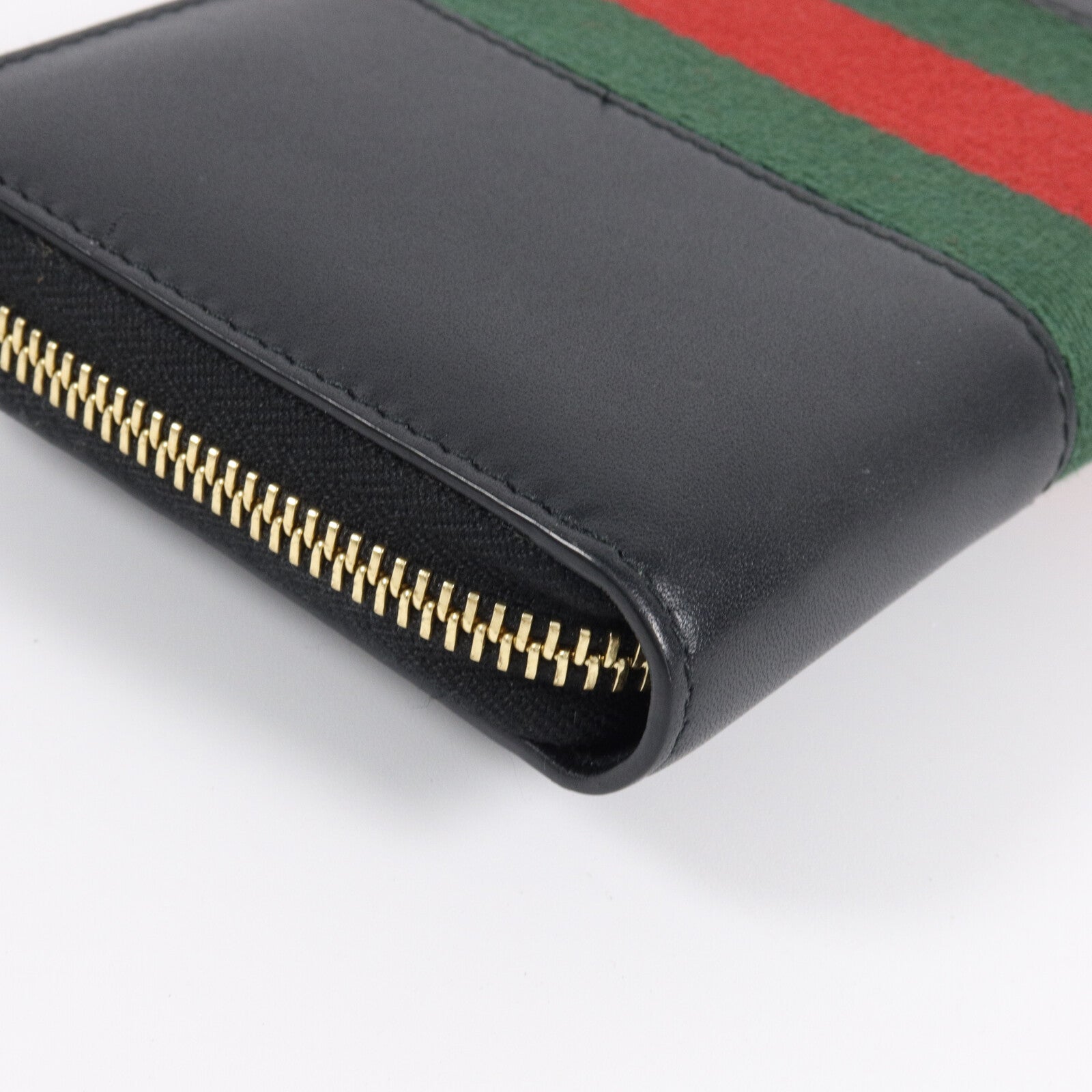 GUCCI 牛皮皮革Sylvie Zipper Long Wallet長錢包
