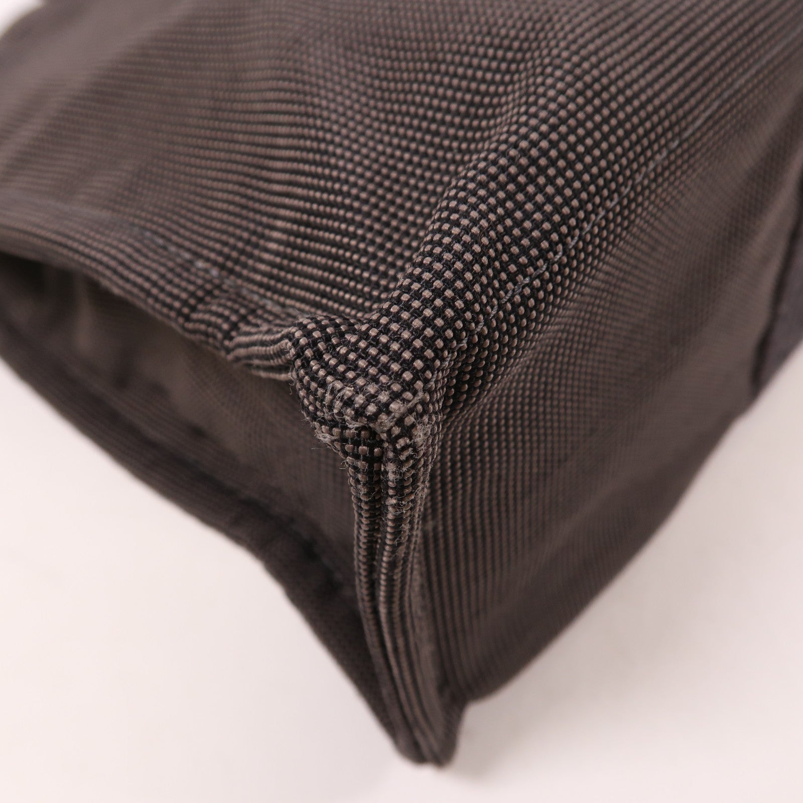 HERMES 【激減優惠】帆布Herline銀扣手挽袋