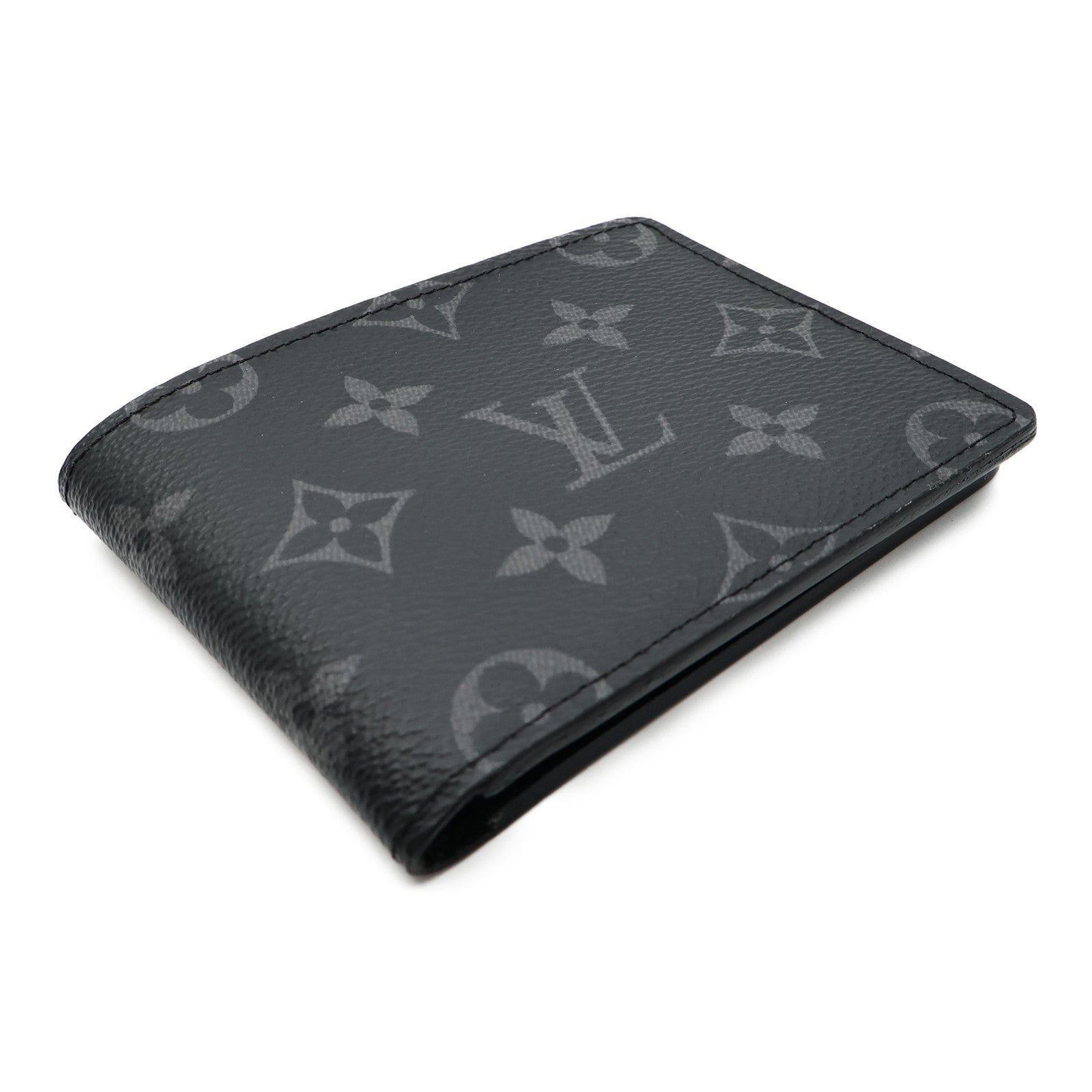 LOUIS VUITTON Monogram Eclipse Multiple錢包