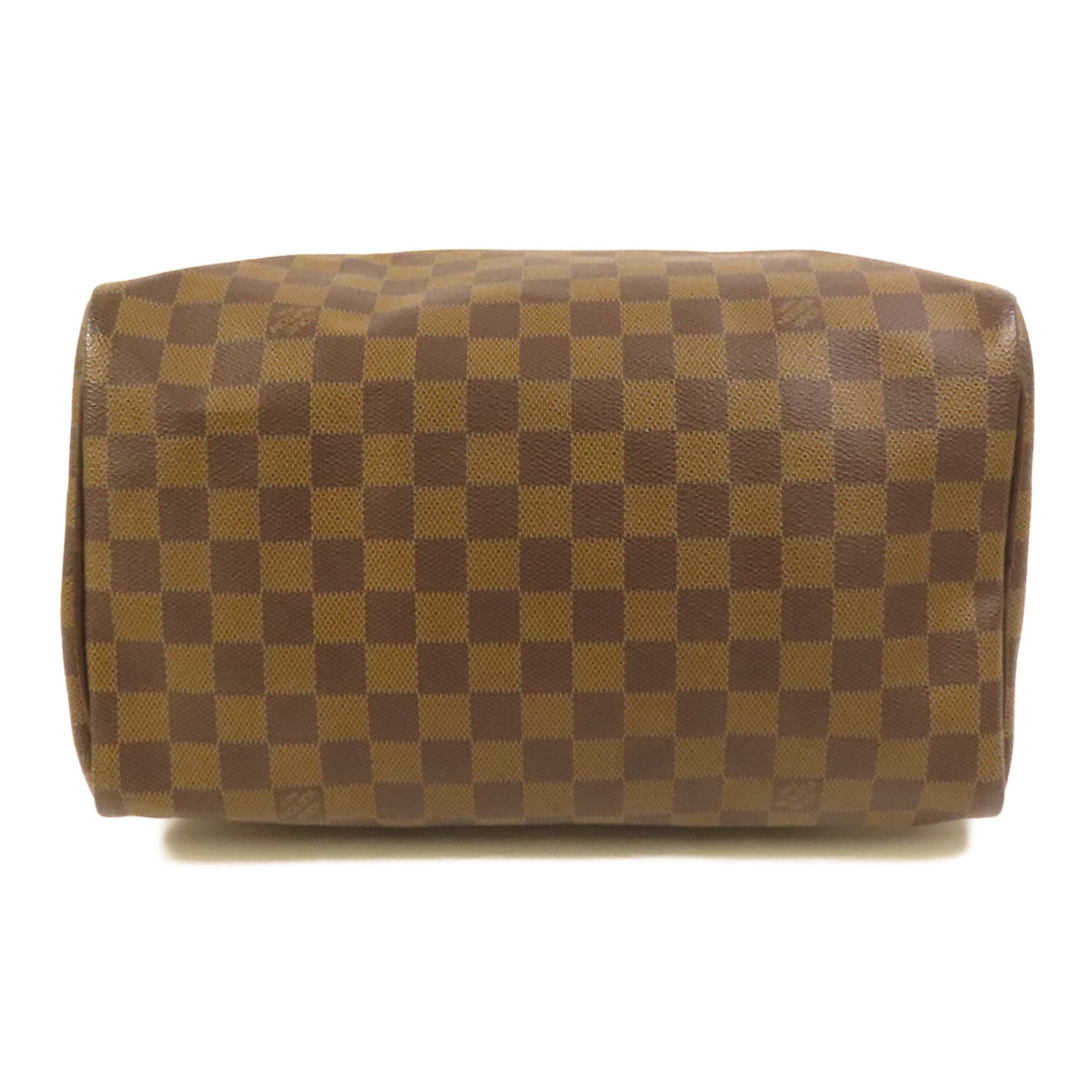 LOUIS VUITTON Damier Speedy 30金扣手挽袋