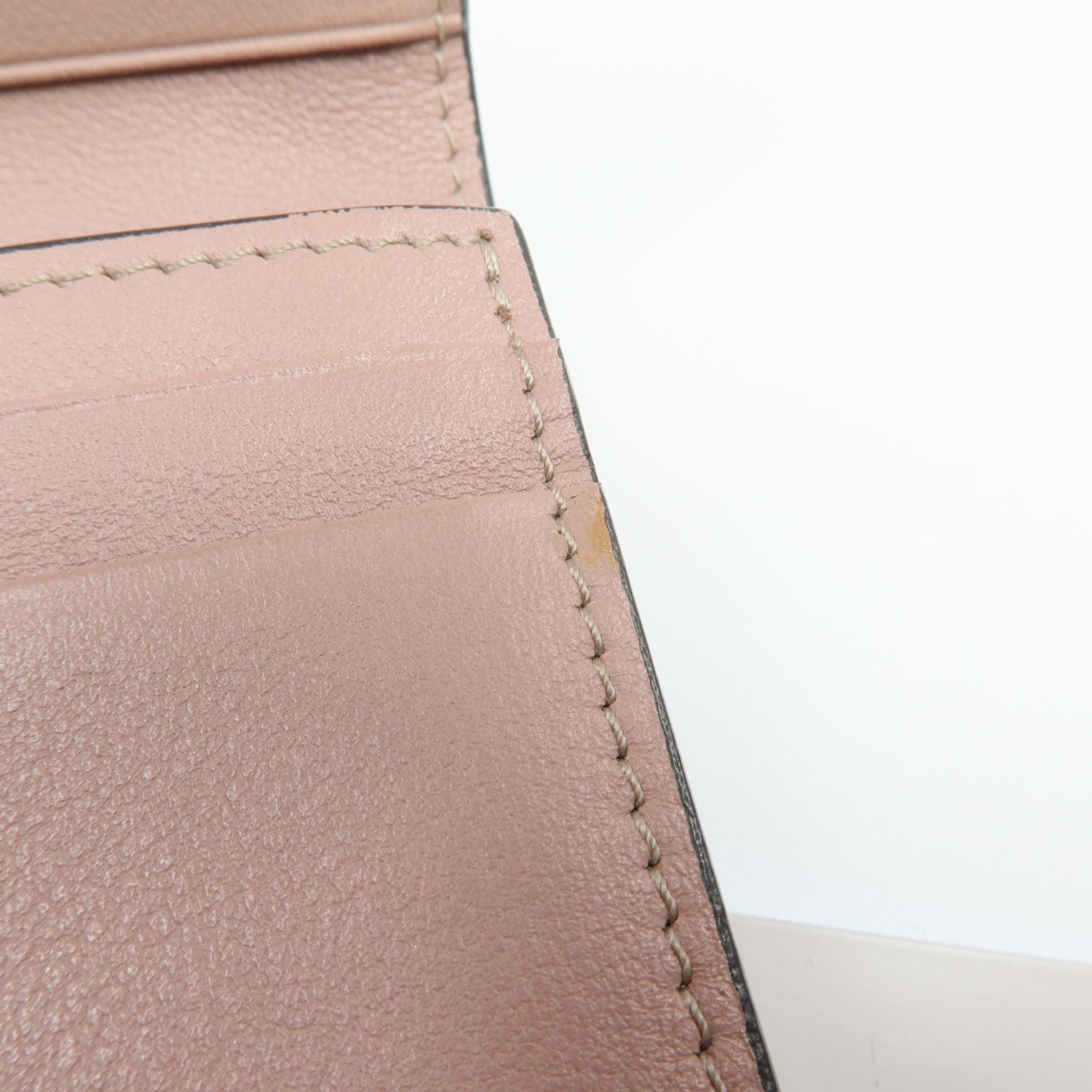 Valentino 牛皮皮革Bifold Wallet金扣錢包