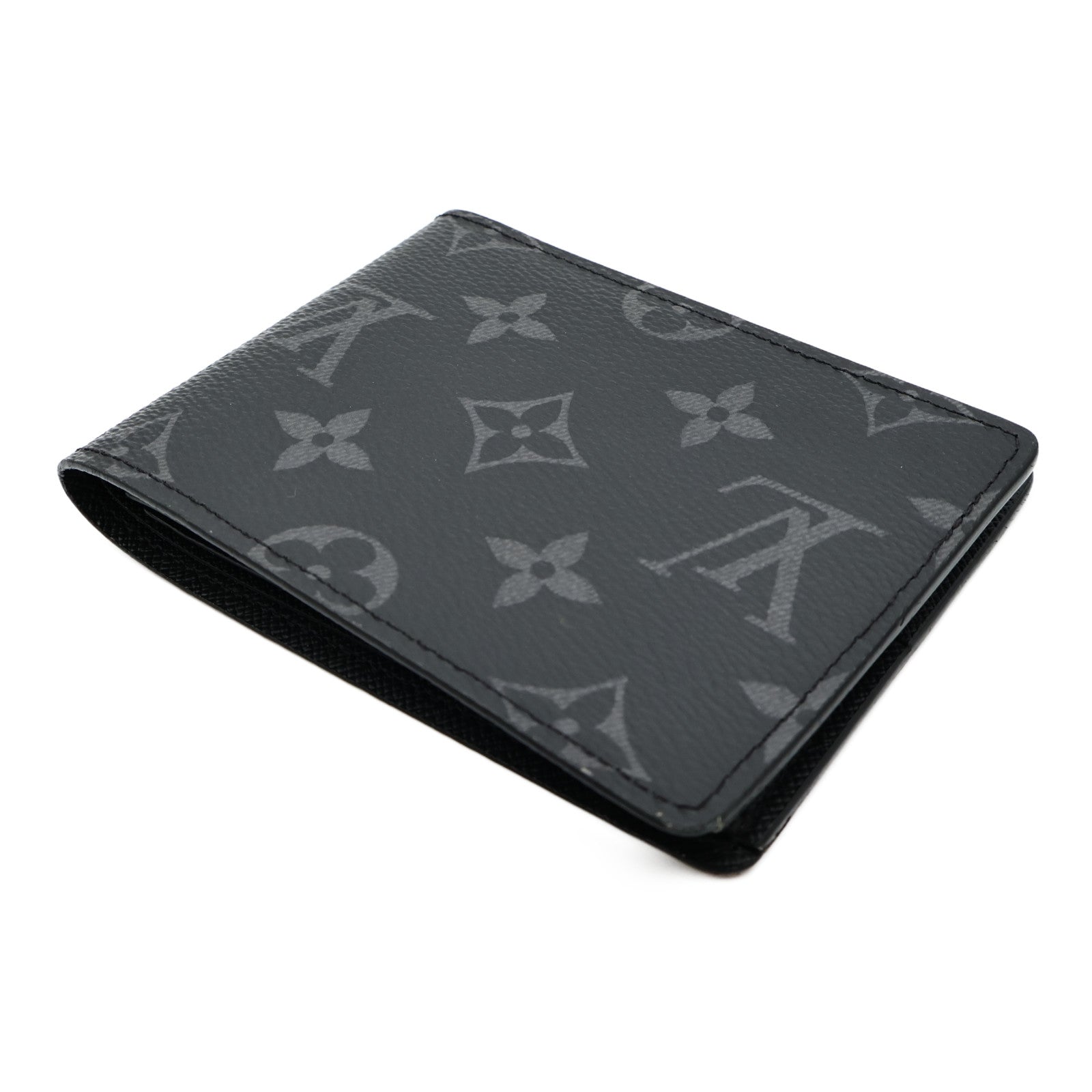 LOUIS VUITTON Monogram Eclipse Multiple錢包