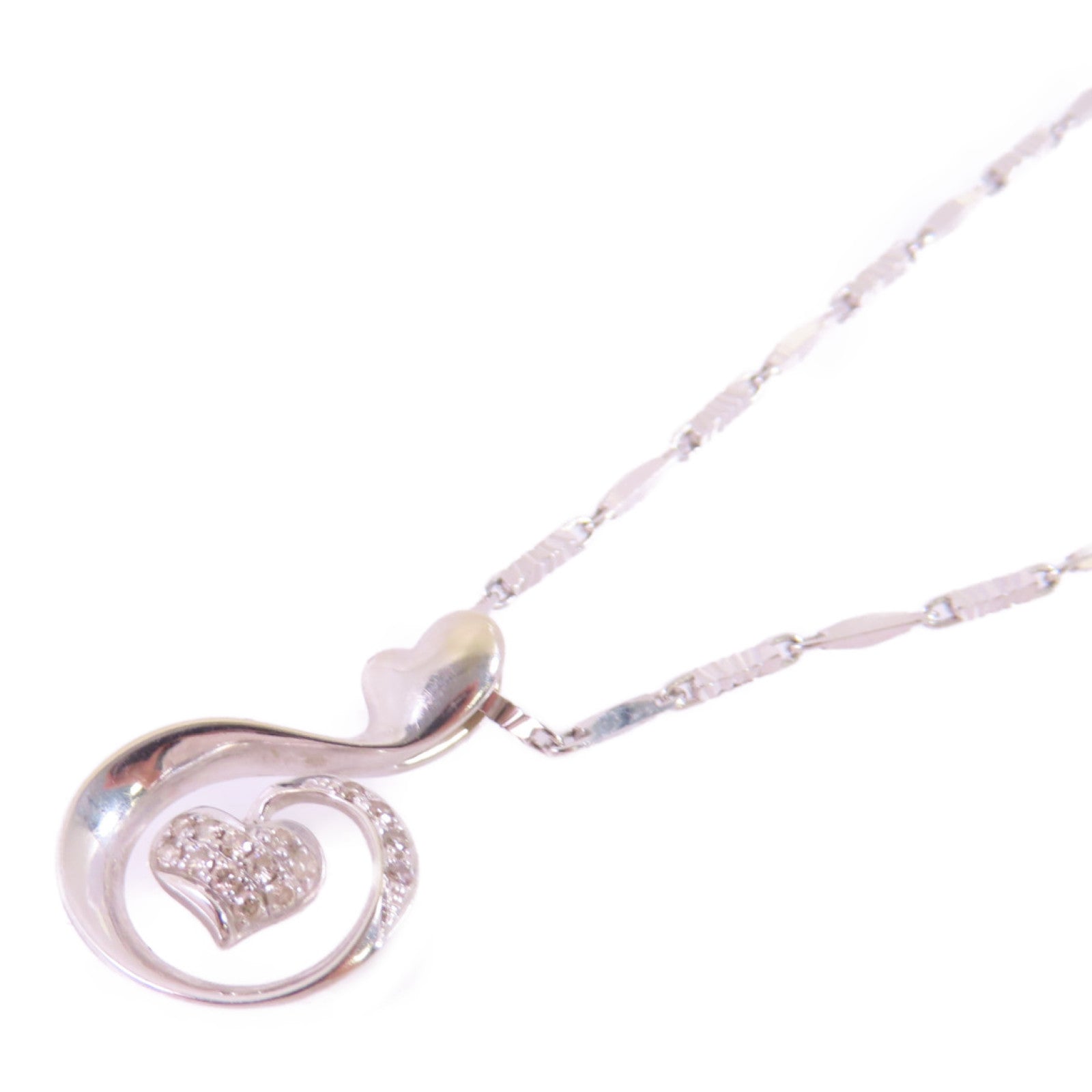 JEWELRY 【激減優惠】18K白金/0.09ct鑽石Diamond Necklace項鏈