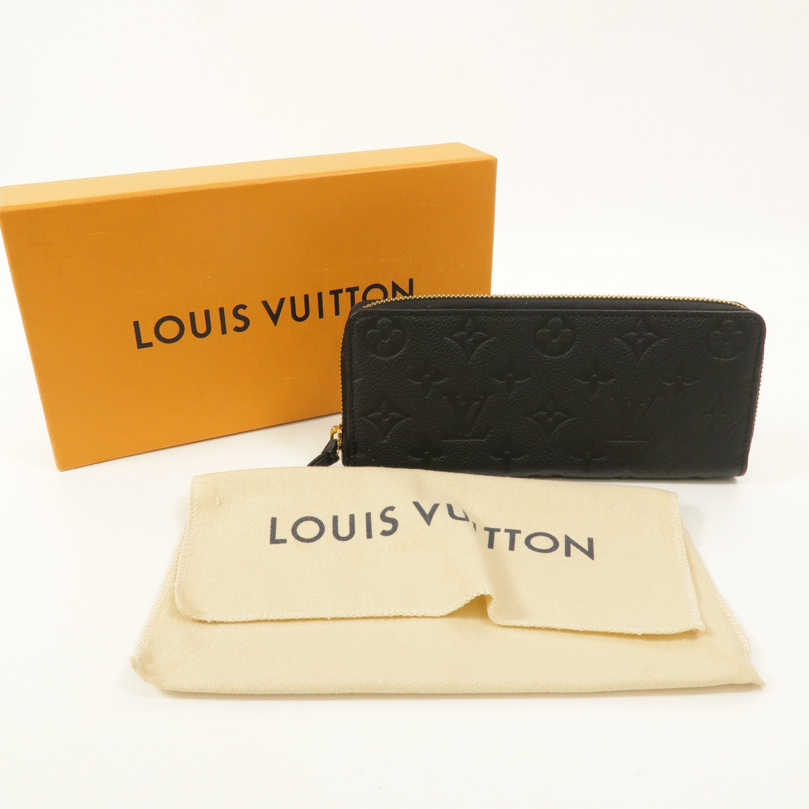 LOUIS VUITTON Monogram Empreinte Clemence Wallet長錢包