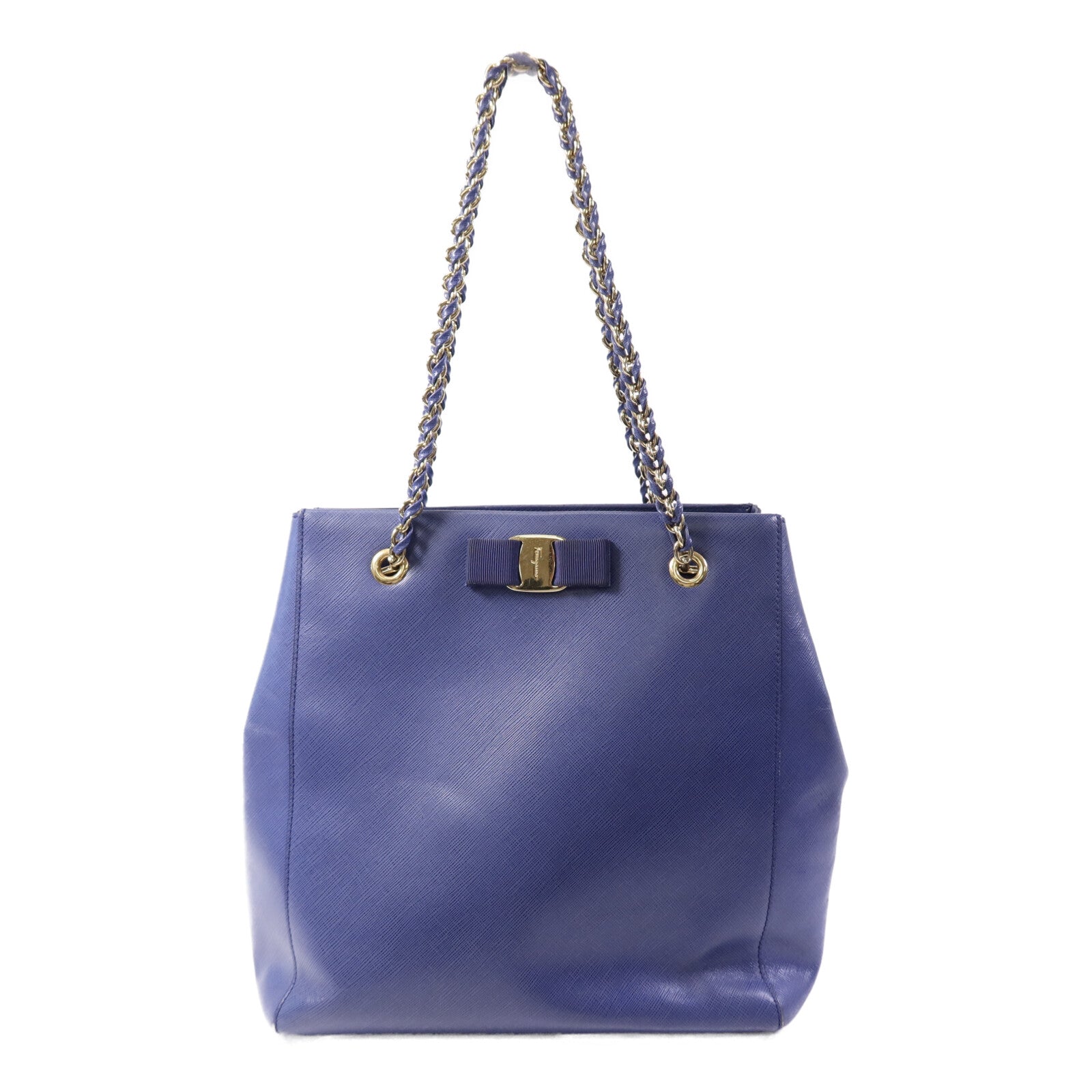 Salvatore Ferragamo 牛皮皮革Shoulder Bag金扣肩背袋