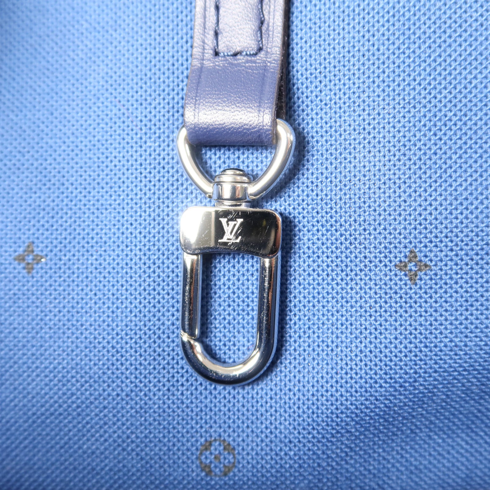 LOUIS VUITTON Monogram Escale Neverfull MM銀扣手挽袋