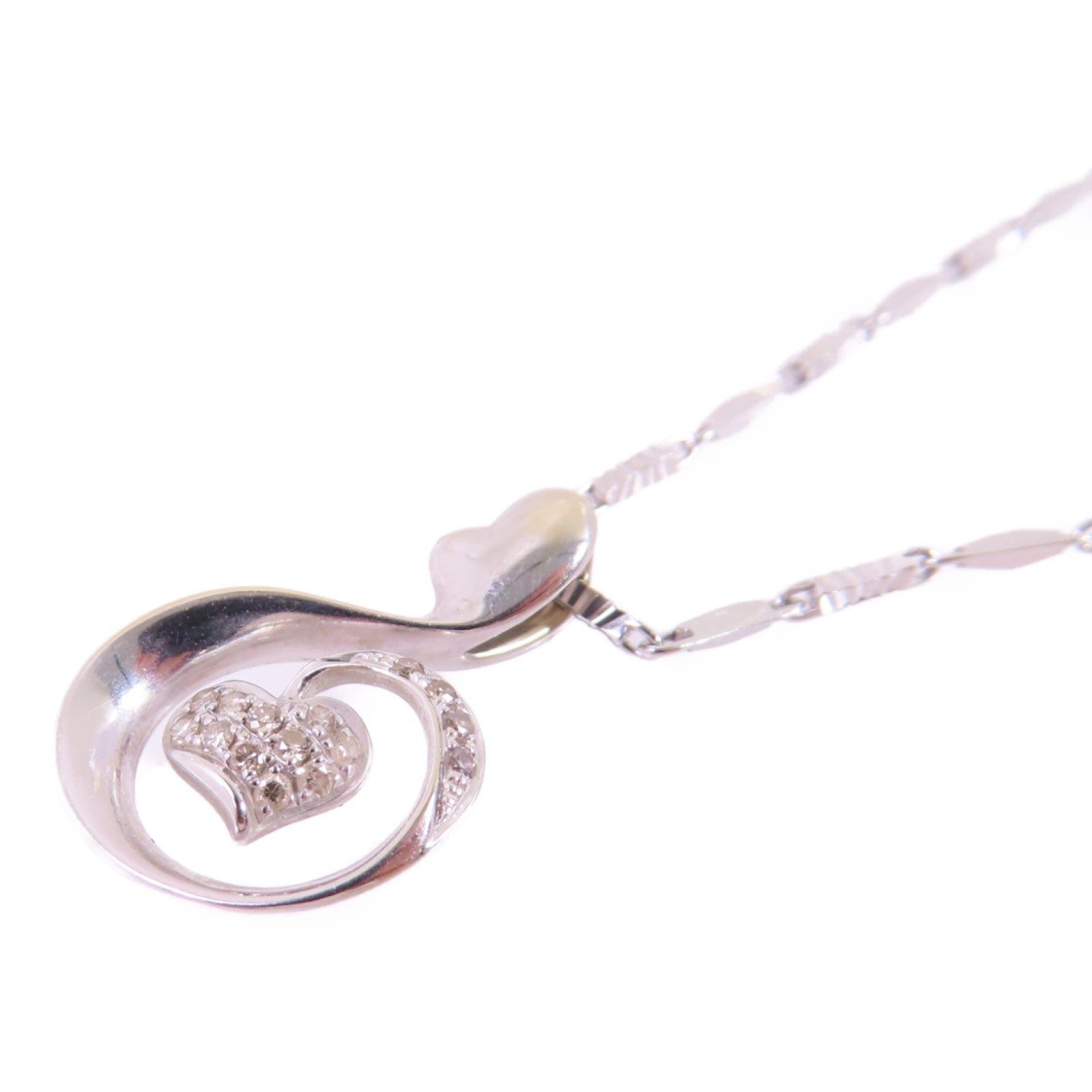 JEWELRY 【激減優惠】18K白金/0.09ct鑽石Diamond Necklace項鏈
