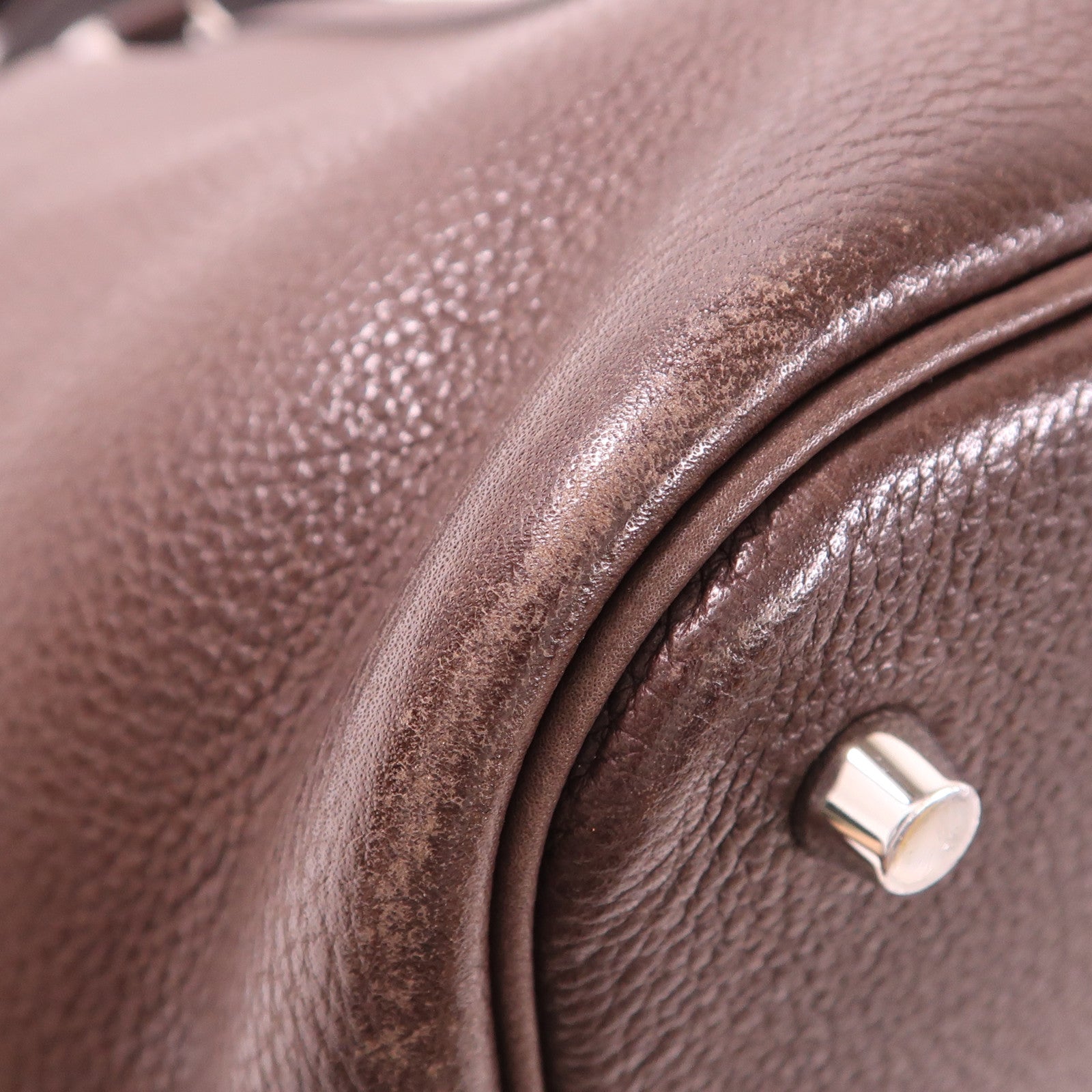 HERMES Fauve皮革Picotin MM銀扣手挽袋