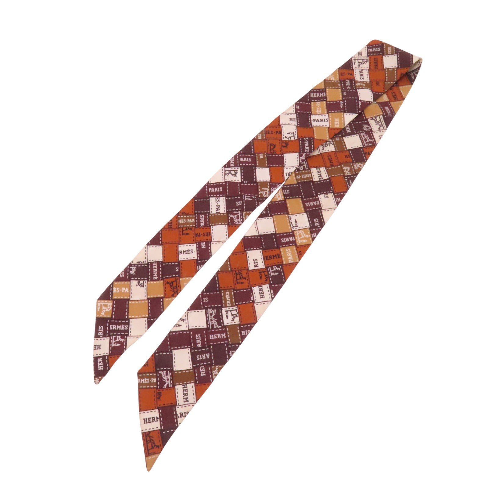 HERMES 絲質Twilly Scarf絲巾