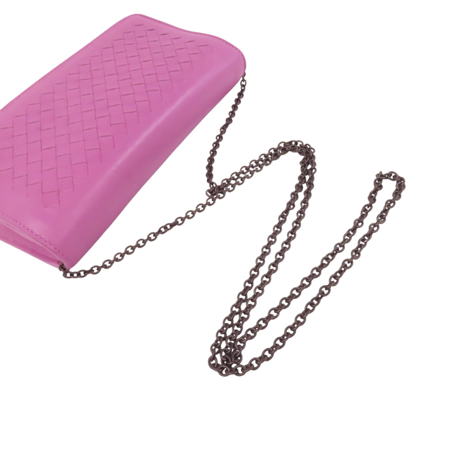 BOTTEGA VENETA 織紋皮革Chain Shoulder鏈帶肩背袋