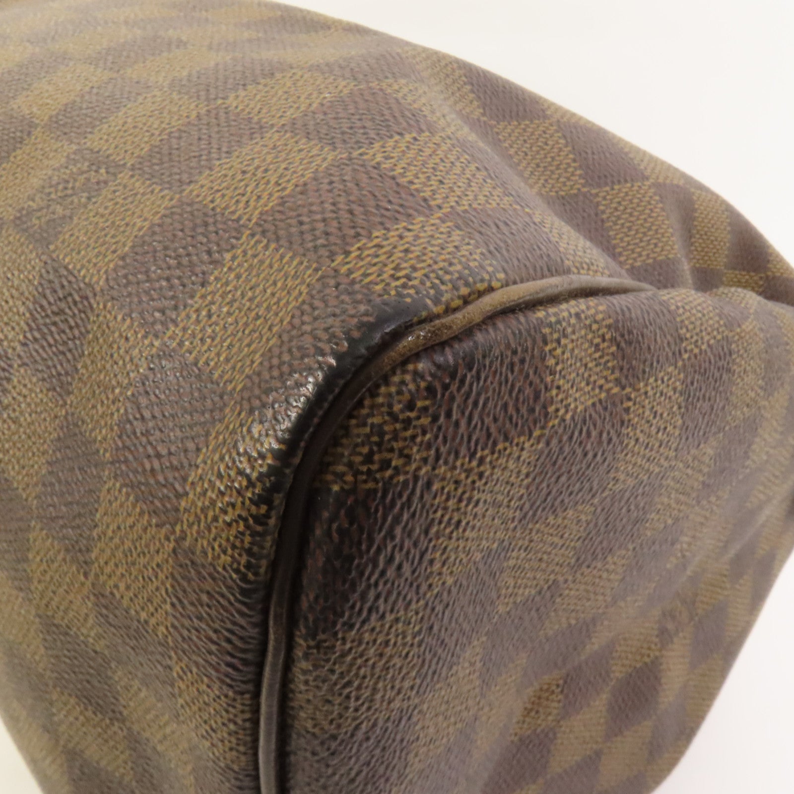 LOUIS VUITTON Damier Speedy 30金扣手挽袋