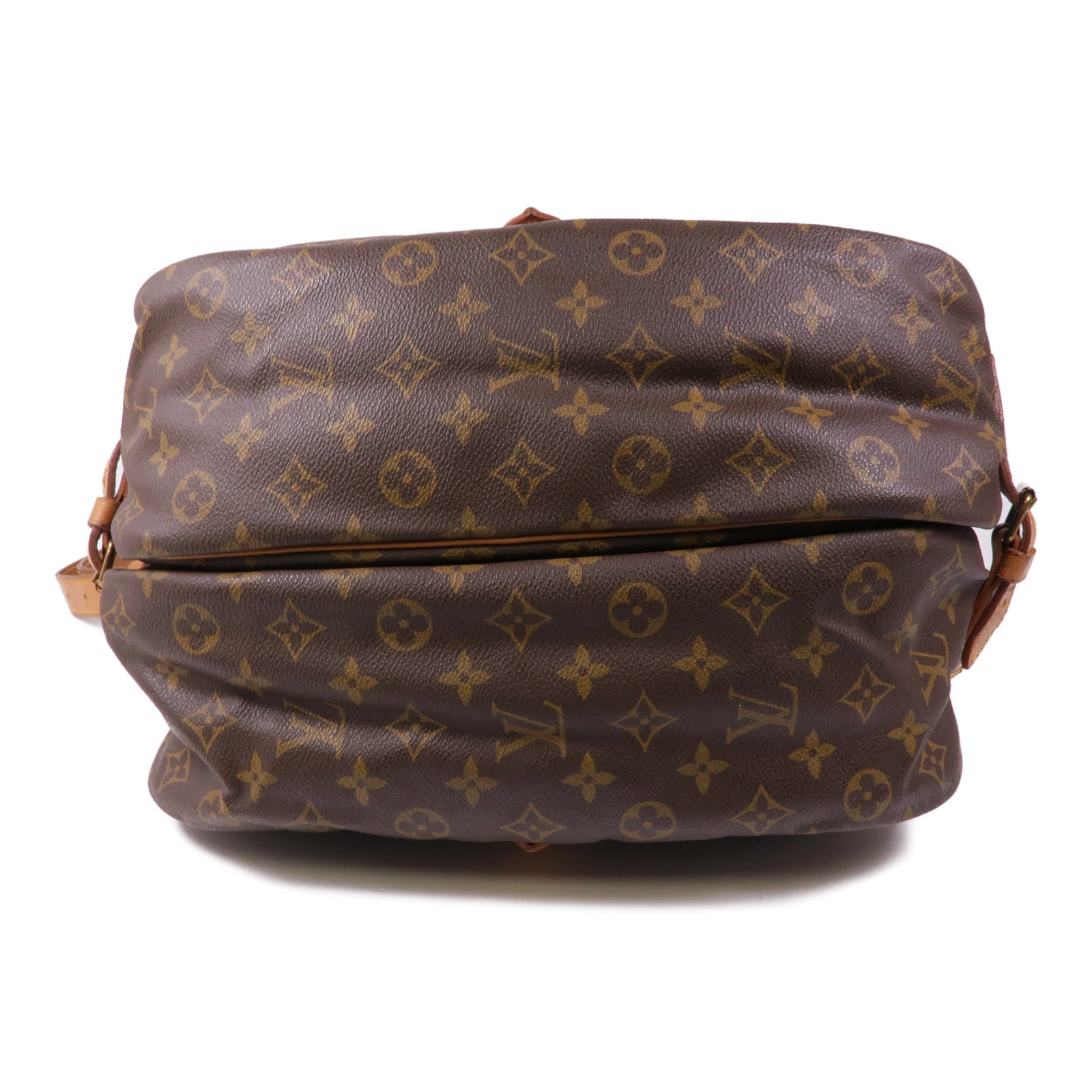 LOUIS VUITTON Monogram Saumur 35金扣肩背袋