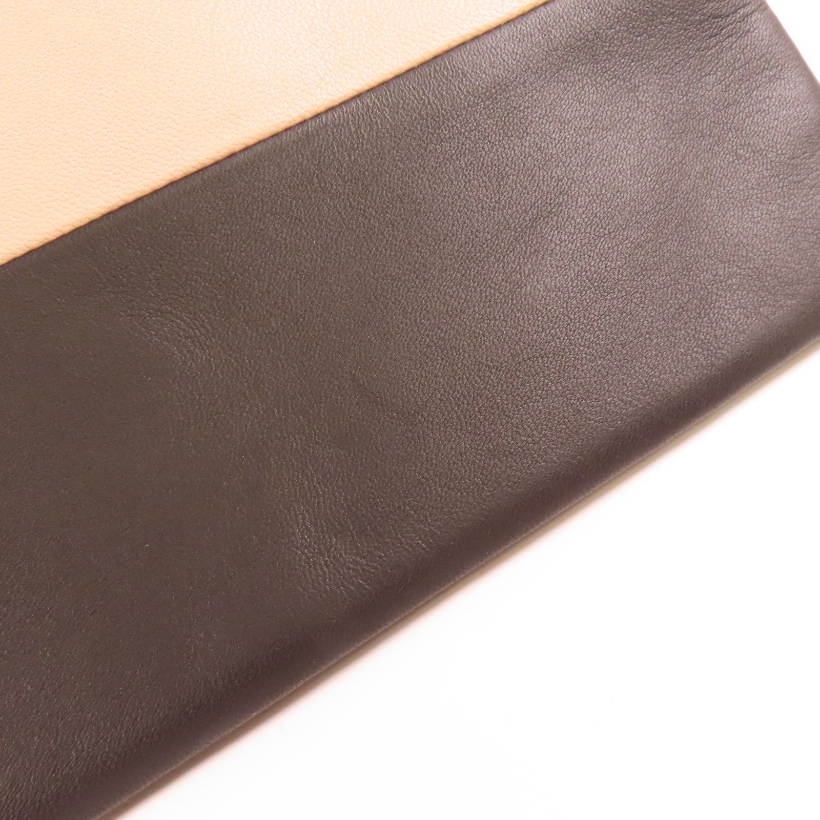 CELINE 【激減優惠】牛皮皮革Bi-Color Pouch手拿包