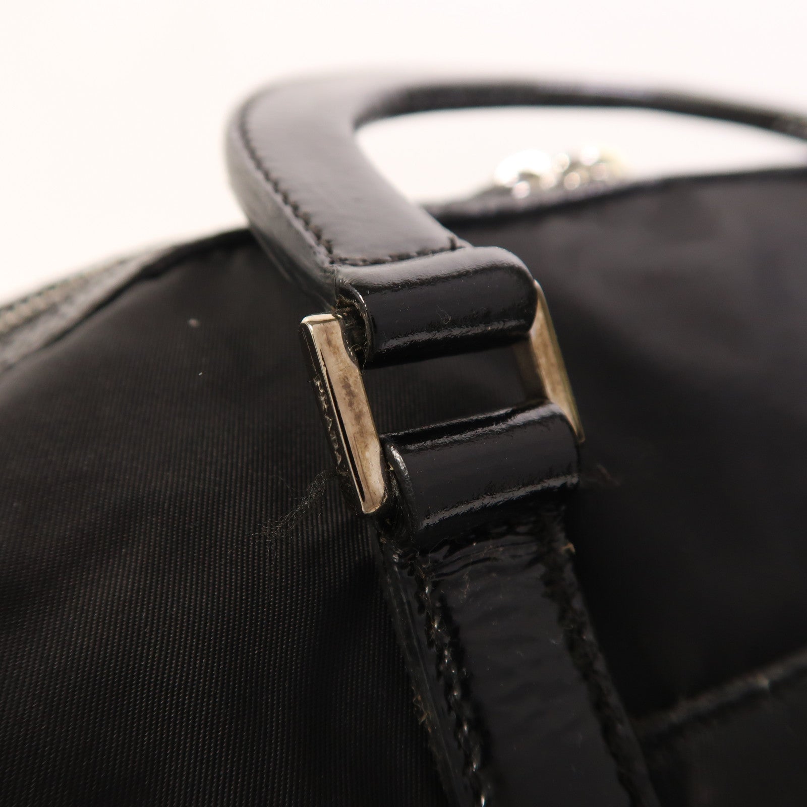 PRADA 尼龍2 Way Shoulder銀扣手挽肩背兩用袋