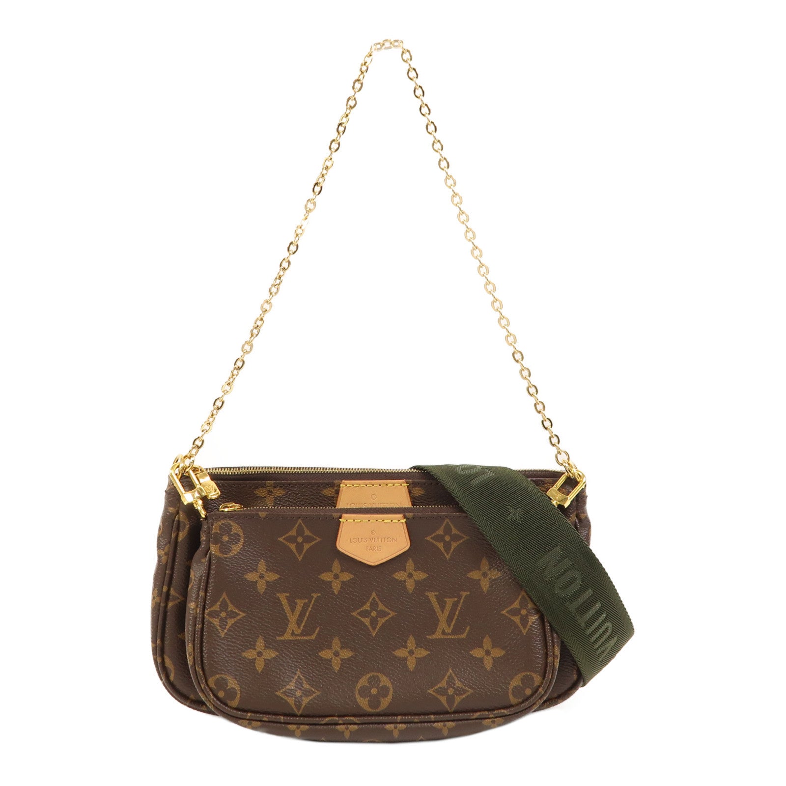 LOUIS VUITTON Monogram Multi Pochette Accessoires金扣肩背袋