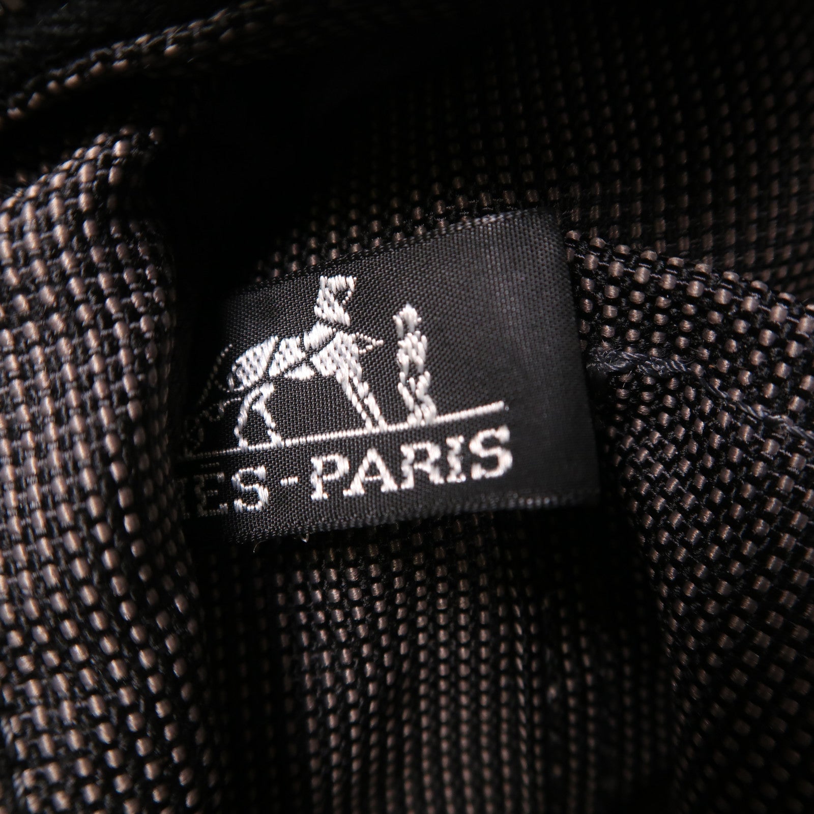 HERMES 【激減優惠】帆布Herline銀扣手挽袋