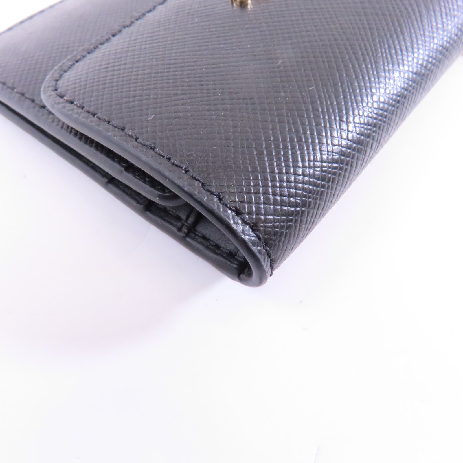 Kate Spade 牛皮皮革Card Case金扣卡片套黑色