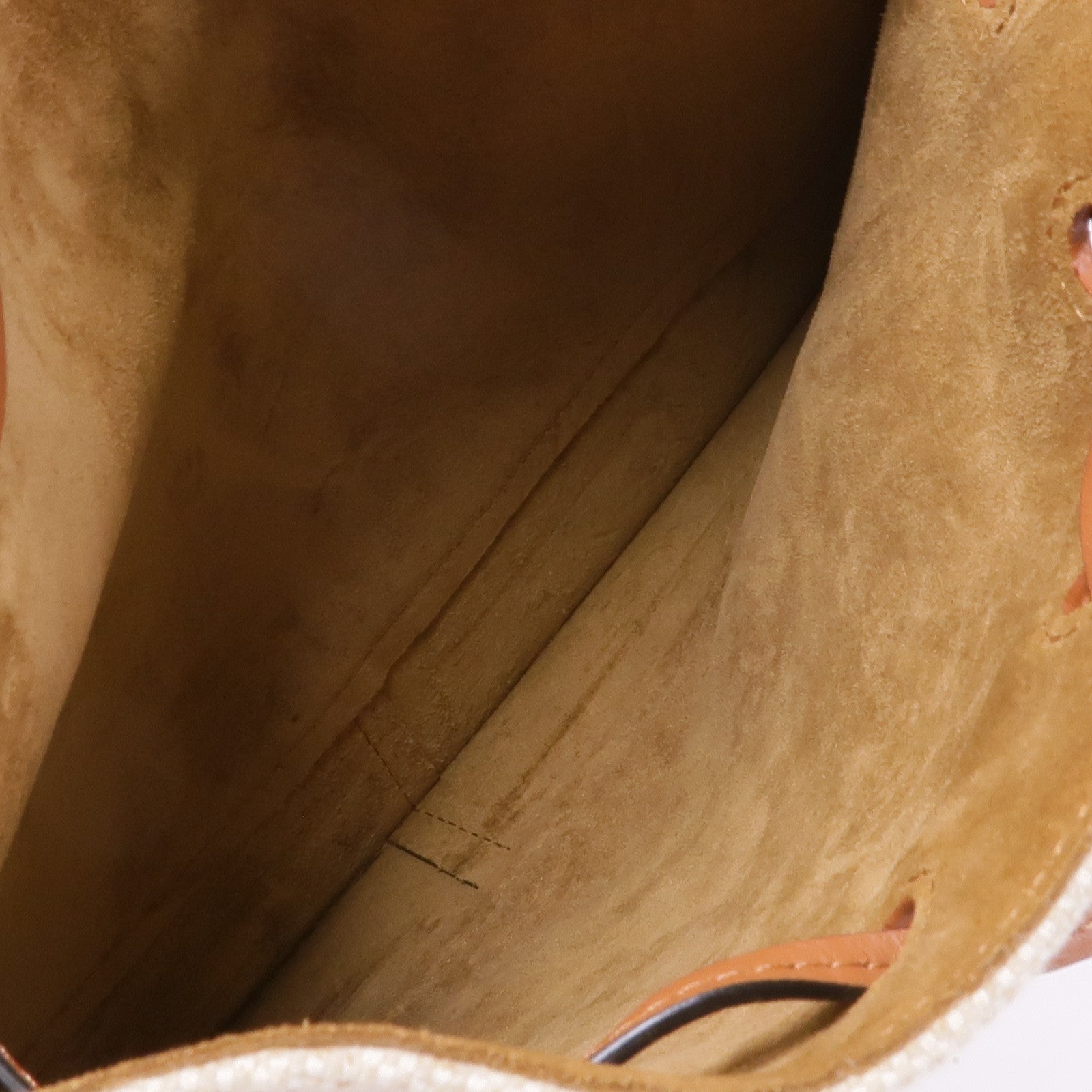 LOEWE 牛皮皮革/帆布Shoulder Bag金扣肩背袋