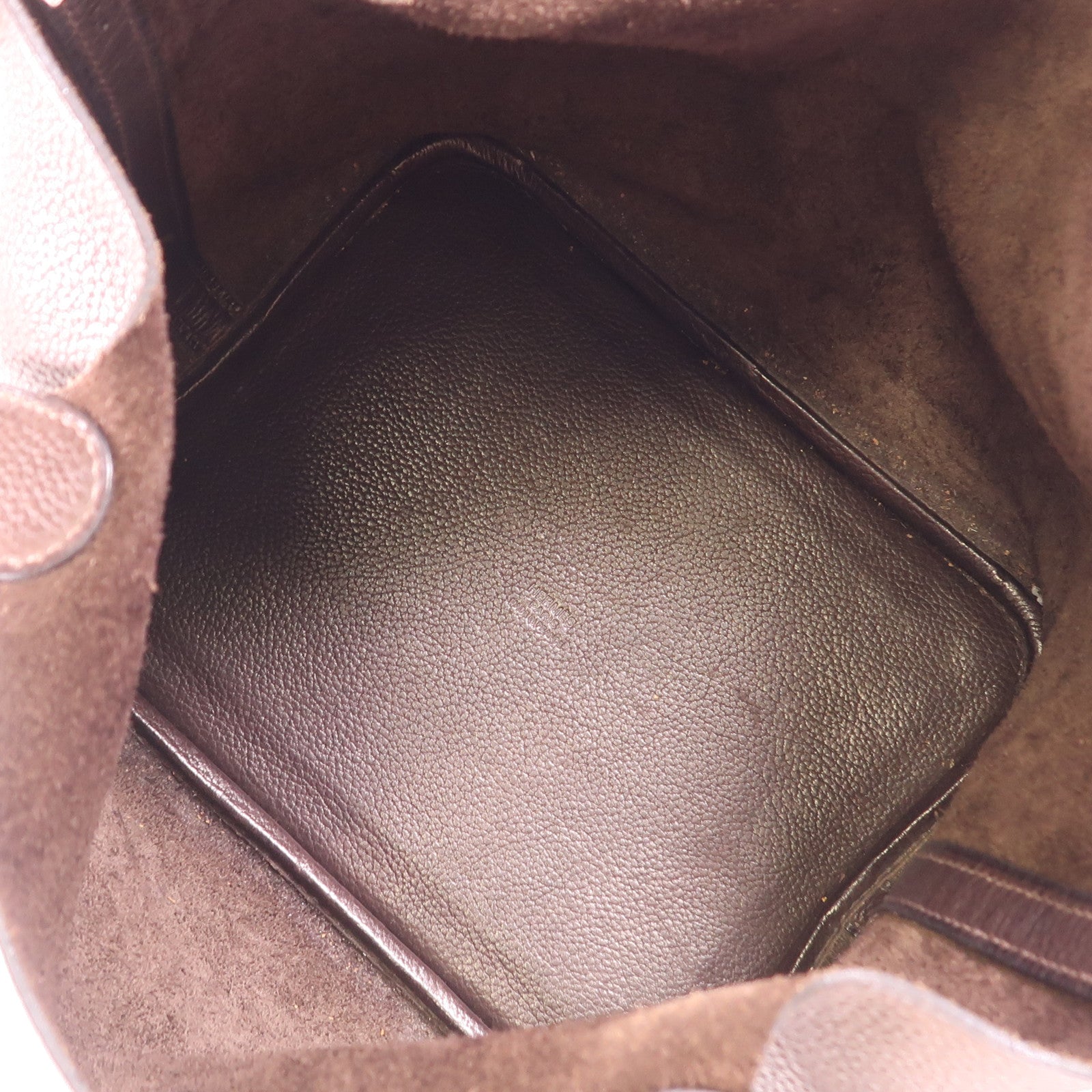 HERMES Fauve皮革Picotin MM銀扣手挽袋