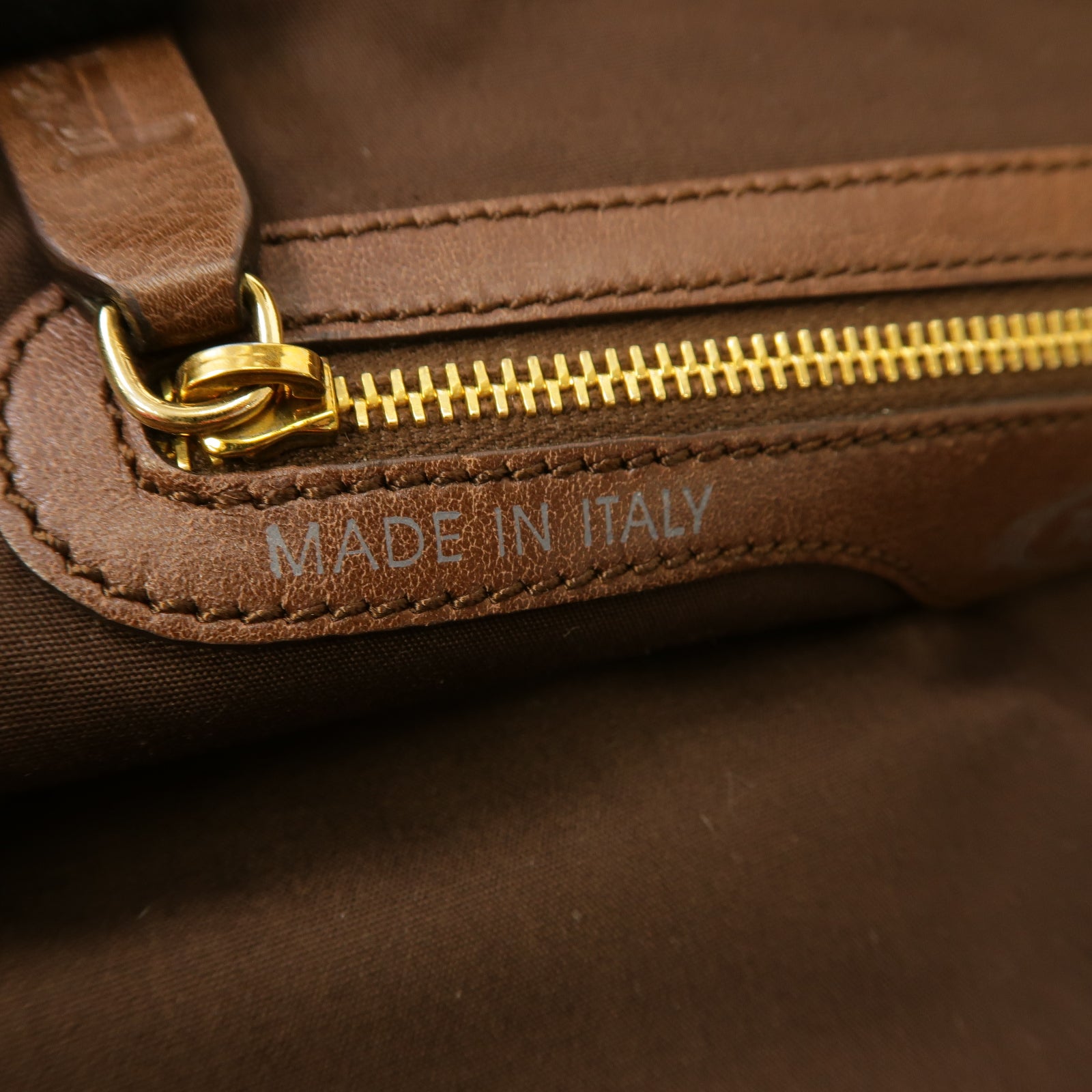 TOD'S 【激減優惠】牛皮皮革Shoulder Bag金扣肩背袋棕色