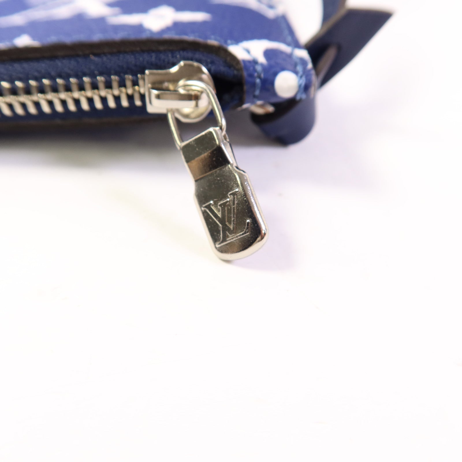 LOUIS VUITTON Monogram Escale Neverfull MM銀扣手挽袋