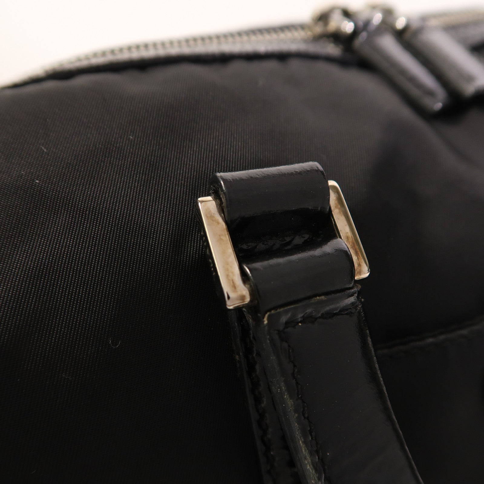 PRADA 尼龍2 Way Shoulder銀扣手挽肩背兩用袋