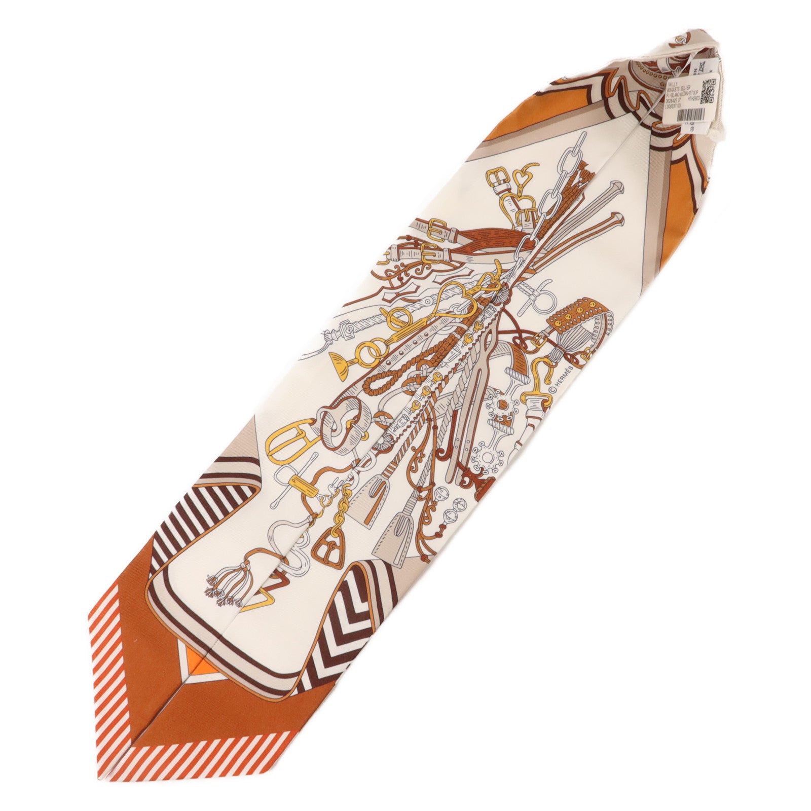 HERMES 絲質Twilly絲巾