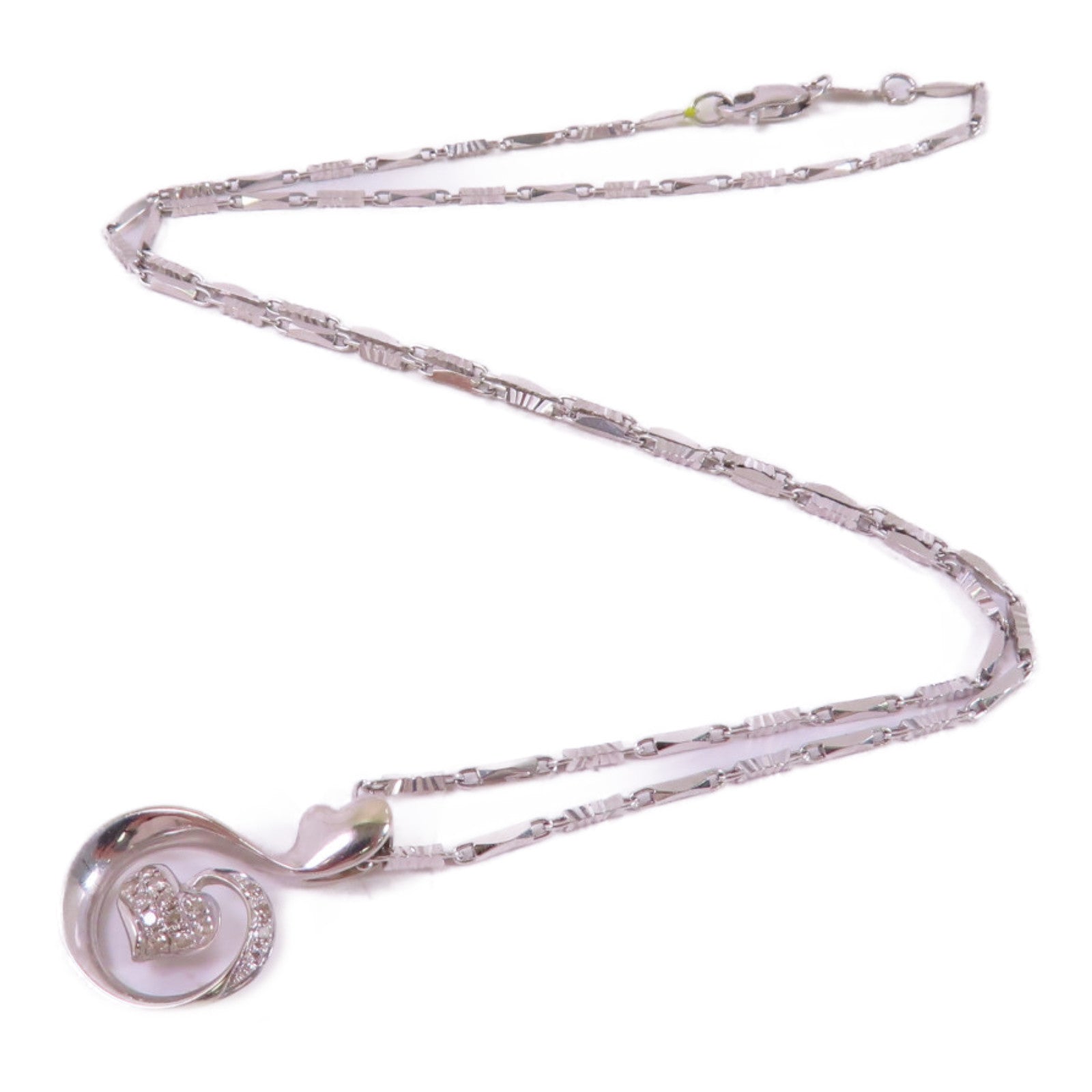 JEWELRY 【激減優惠】18K白金/0.09ct鑽石Diamond Necklace項鏈