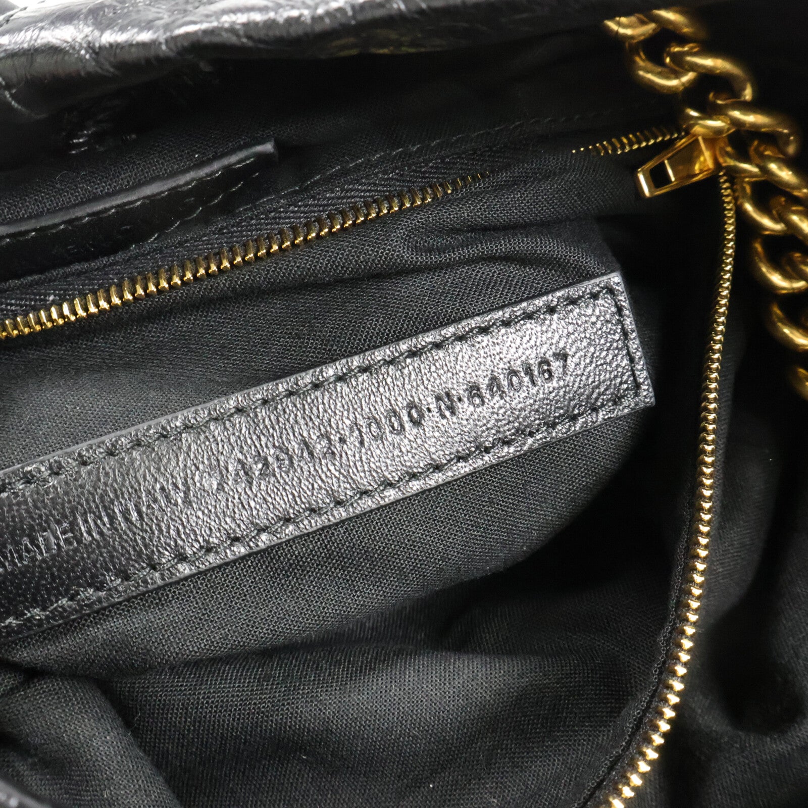 BALENCIAGA 牛皮皮革Crush Small鏈帶肩背袋