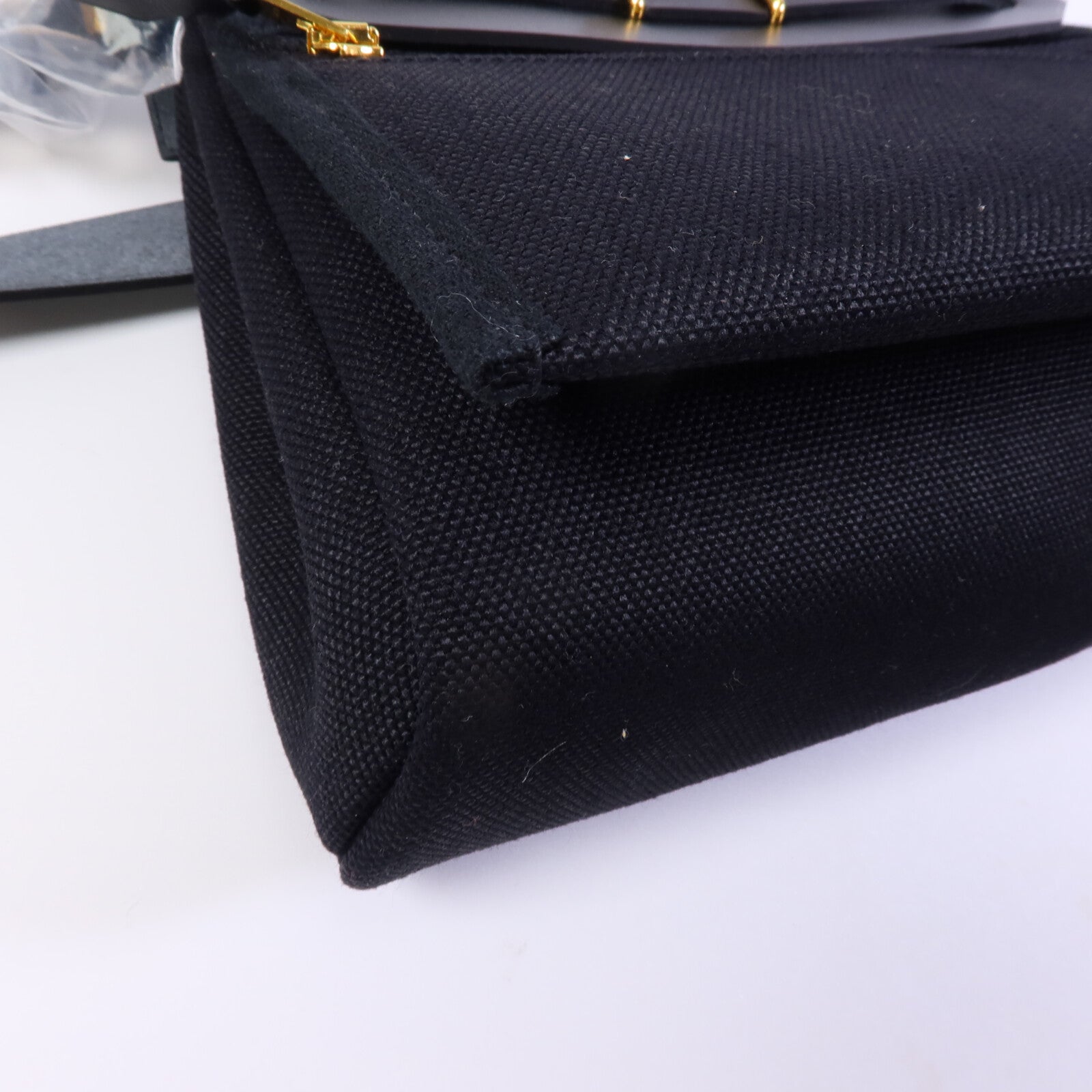 HERMES 帆布Mini Herbag肩背袋Nour