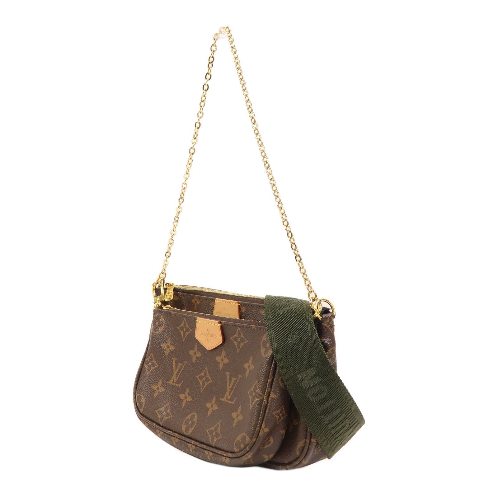 LOUIS VUITTON Monogram Multi Pochette Accessoires金扣肩背袋