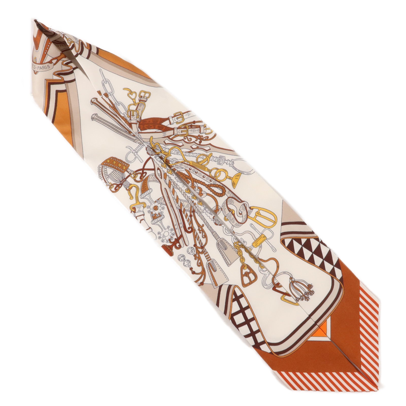 HERMES 絲質Twilly絲巾