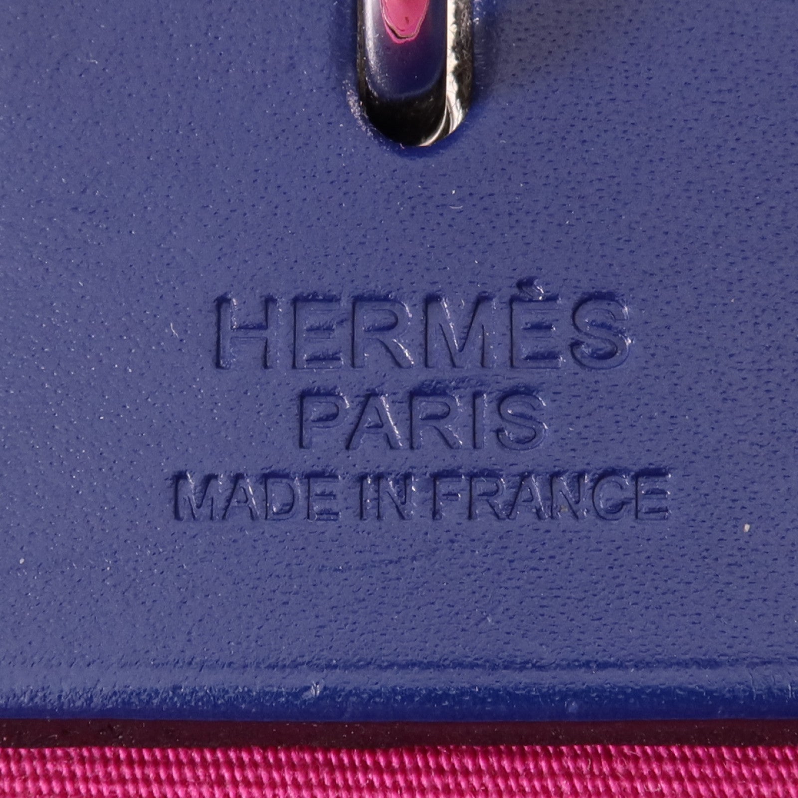 HERMES 【激減優惠】帆布Herbag PM銀扣手挽肩背兩用袋Magnolia