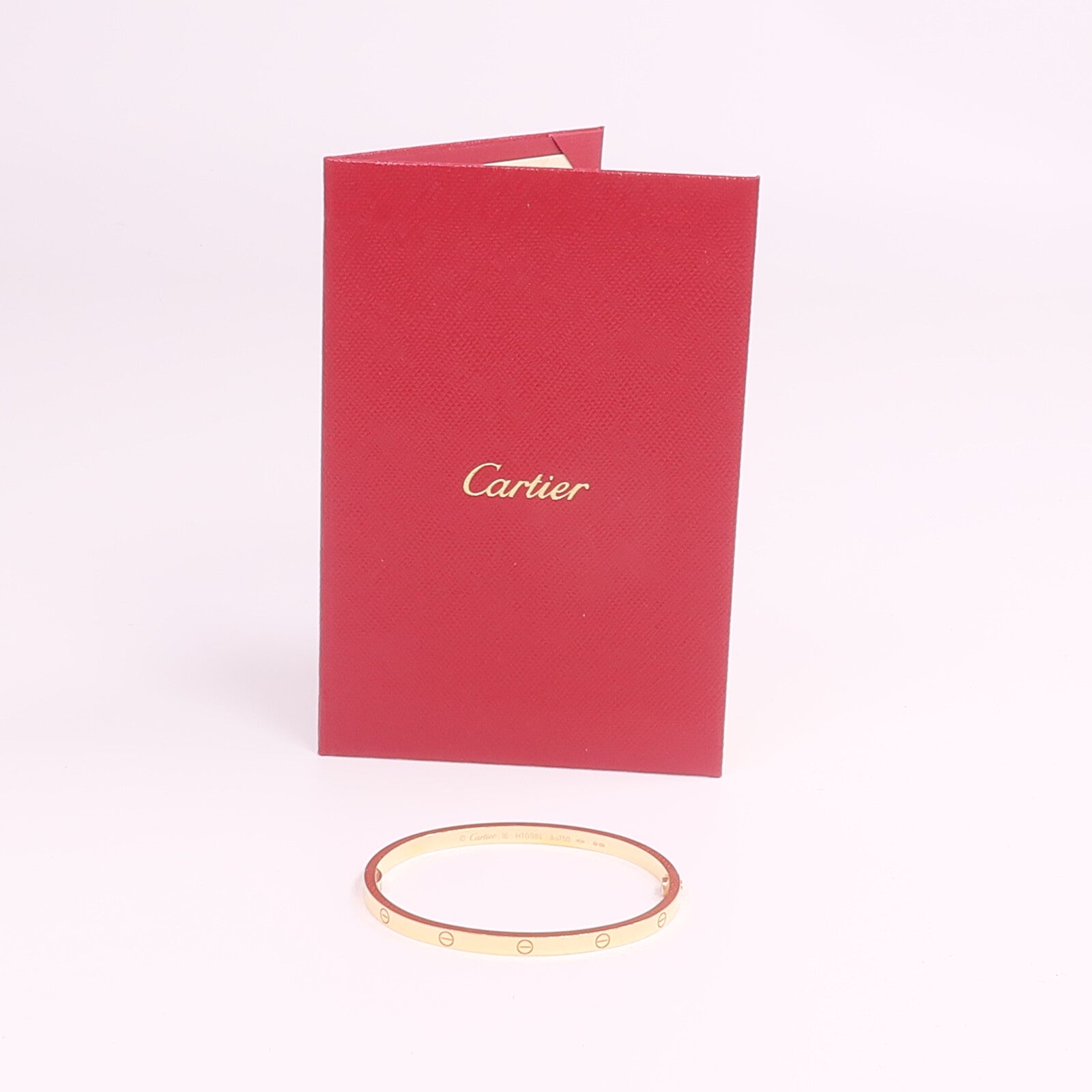 CARTIER 18K玫瑰金Love Bracelet Small Model手鐲Cartier#16
