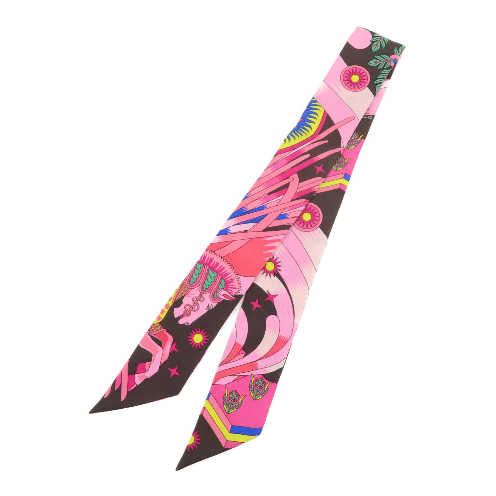 HERMES 絲質Twilly絲巾