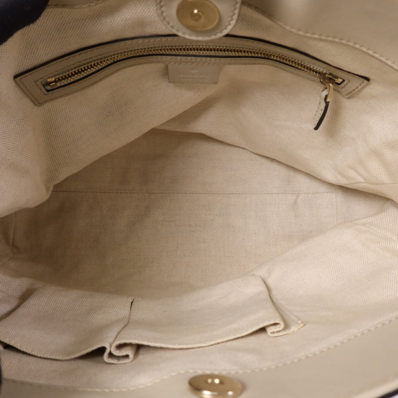 GUCCI 帆布Tote Bag金扣手挽袋