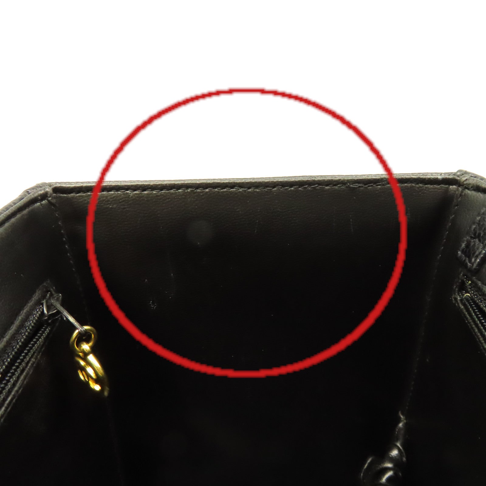 CHANEL 【清倉大減價】Caviar皮革Vintage Vanity Case 2Way Shoulder Make Bag金扣鏈帶手挽肩背兩用化妝袋黑色