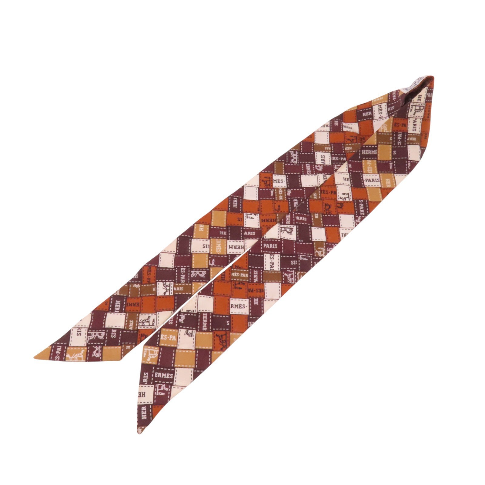 HERMES 絲質Twilly Scarf絲巾