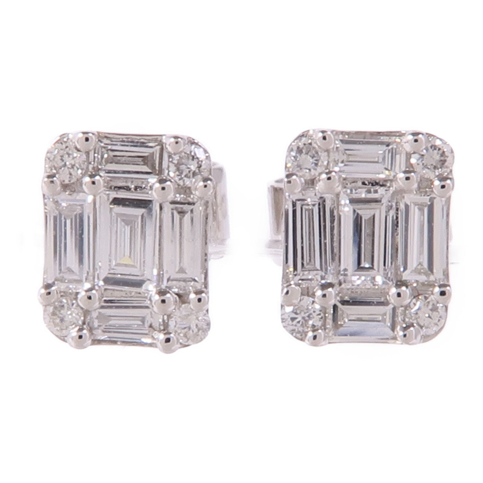 JEWELRY 18K白金Diamond Earrings鑽石耳環