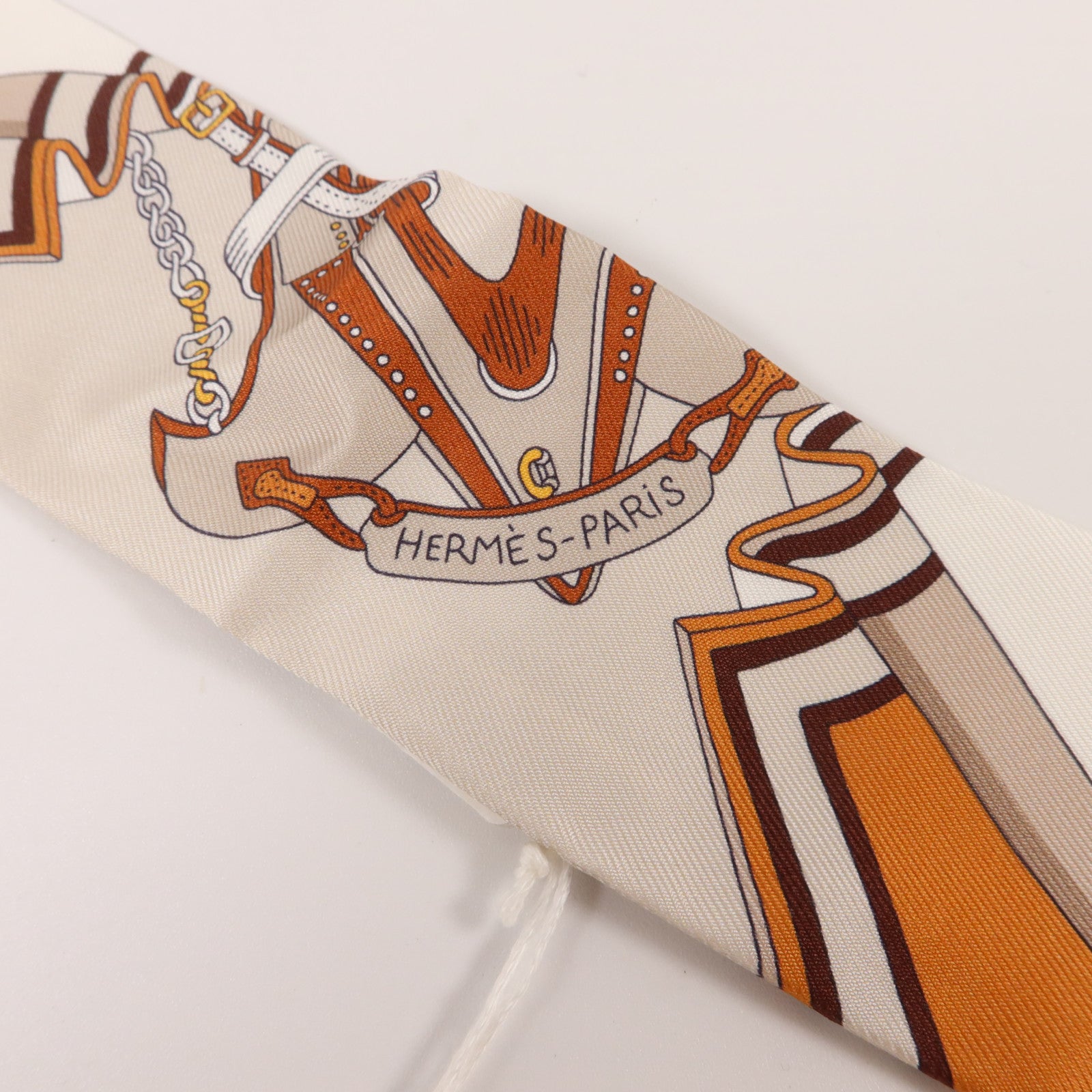 HERMES 絲質Twilly絲巾