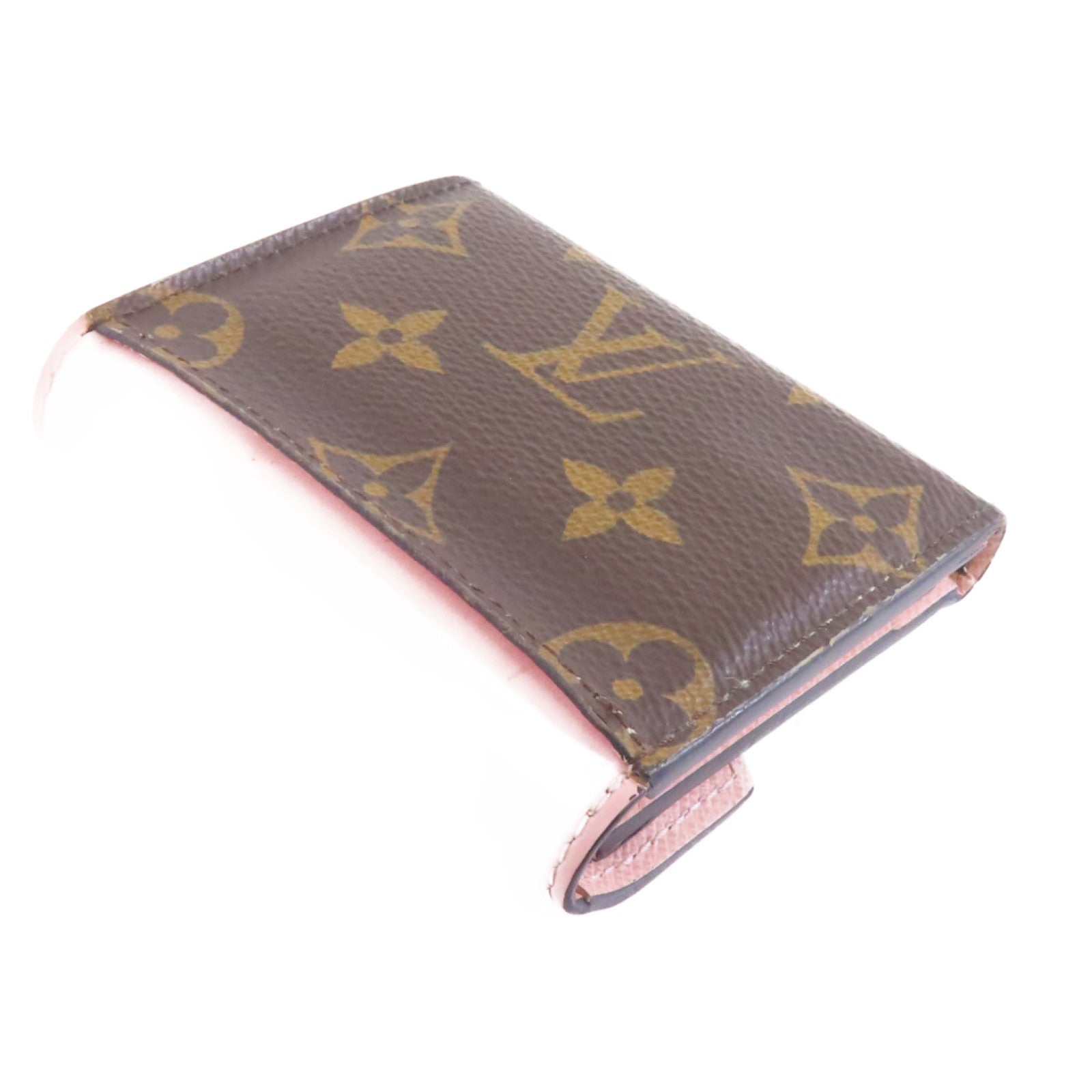 LOUIS VUITTON Monogram Zoe Wallet金扣錢包啡色/粉紅色