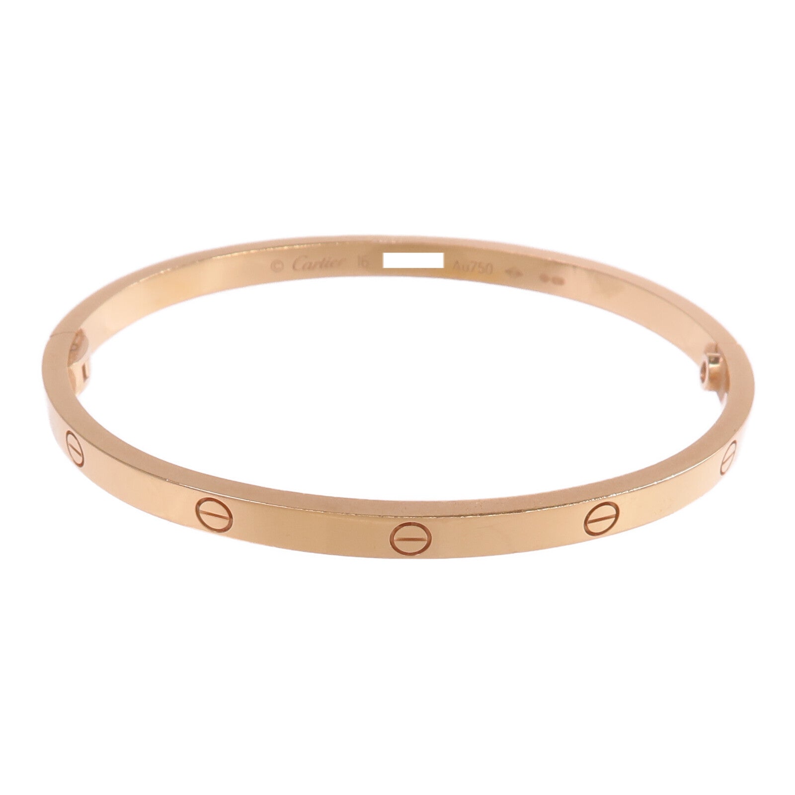 CARTIER 18K玫瑰金Love Bracelet Small Model手鐲Cartier#16