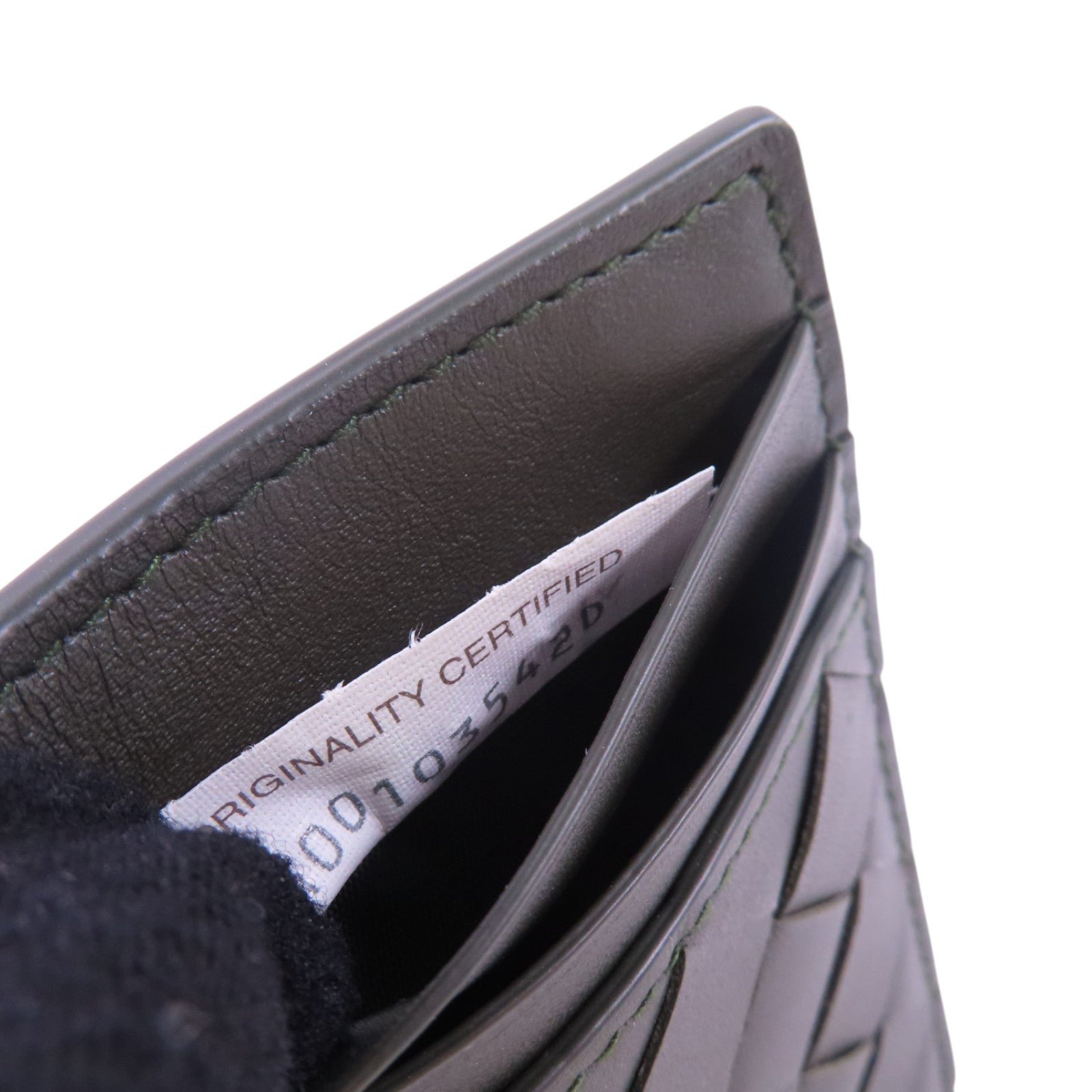 BOTTEGA VENETA 織紋皮革Card Case銀扣卡套